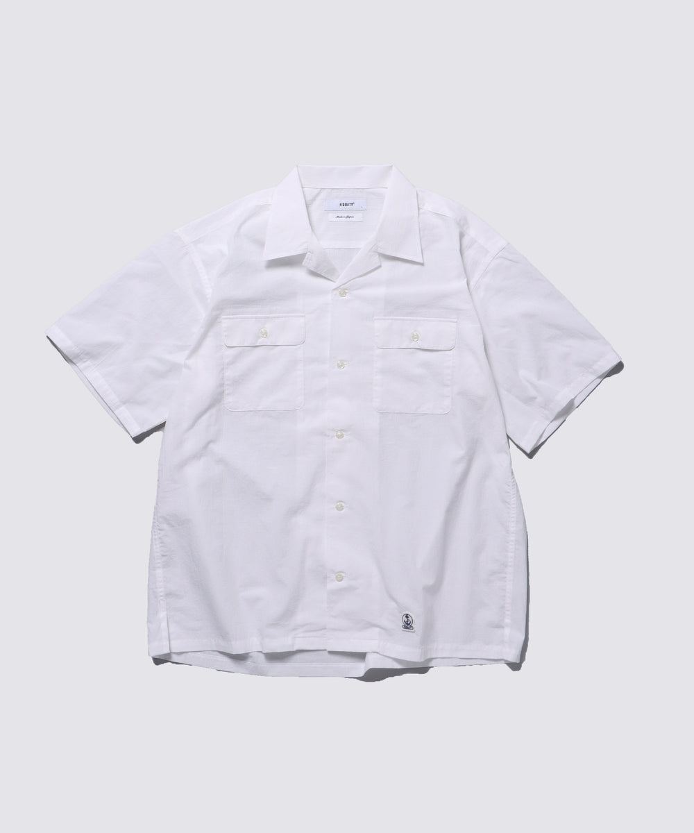 価格約8万円【美品】22SSオフホワイトOff-Whiteオープンカラー シャツ