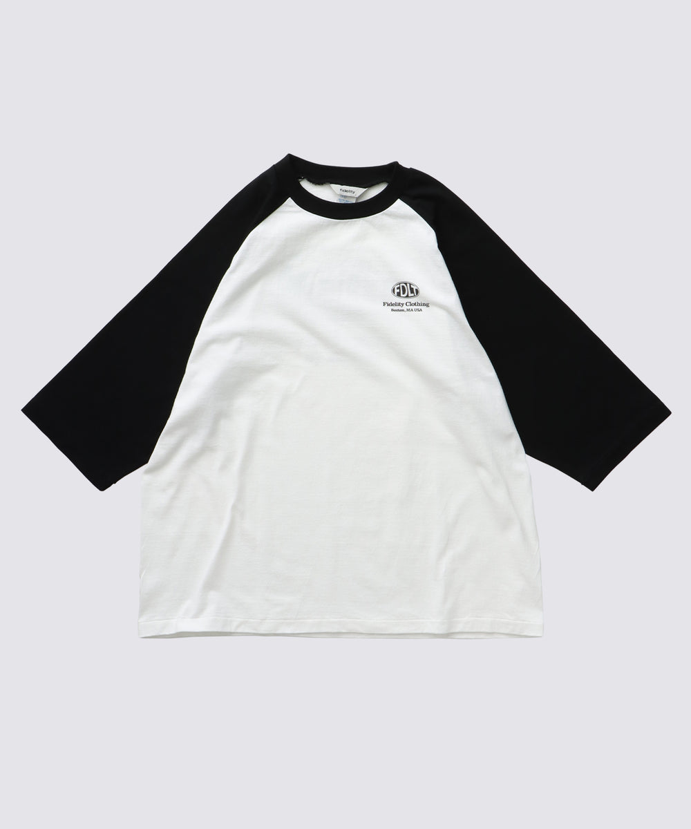 ORVAL LOGO RAGURAN TUBE TEE (Black)|七分袖ラグランTシャツ