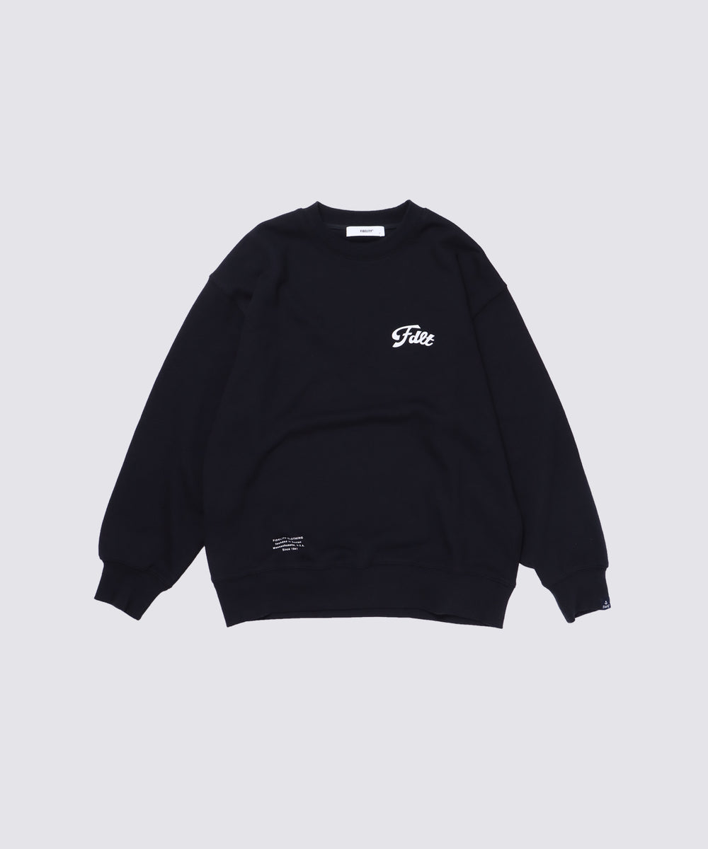 CURSIVE FDLT LOGO N/C CREW / クルーネックスウェット-