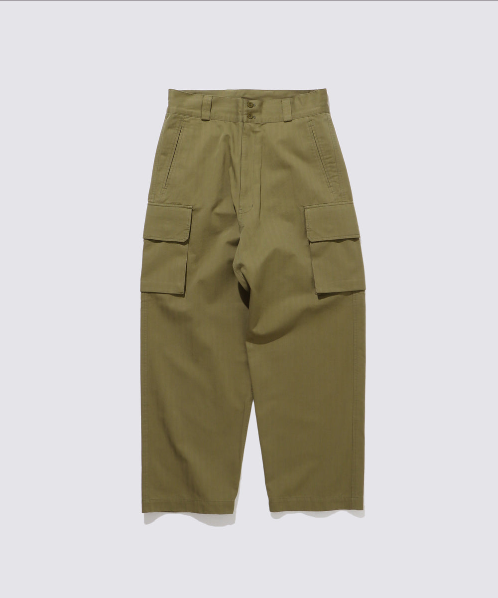 MILITARY TWILL CARGO PANTS (Khaki)｜ツイルカーゴパンツ – FIDELITY