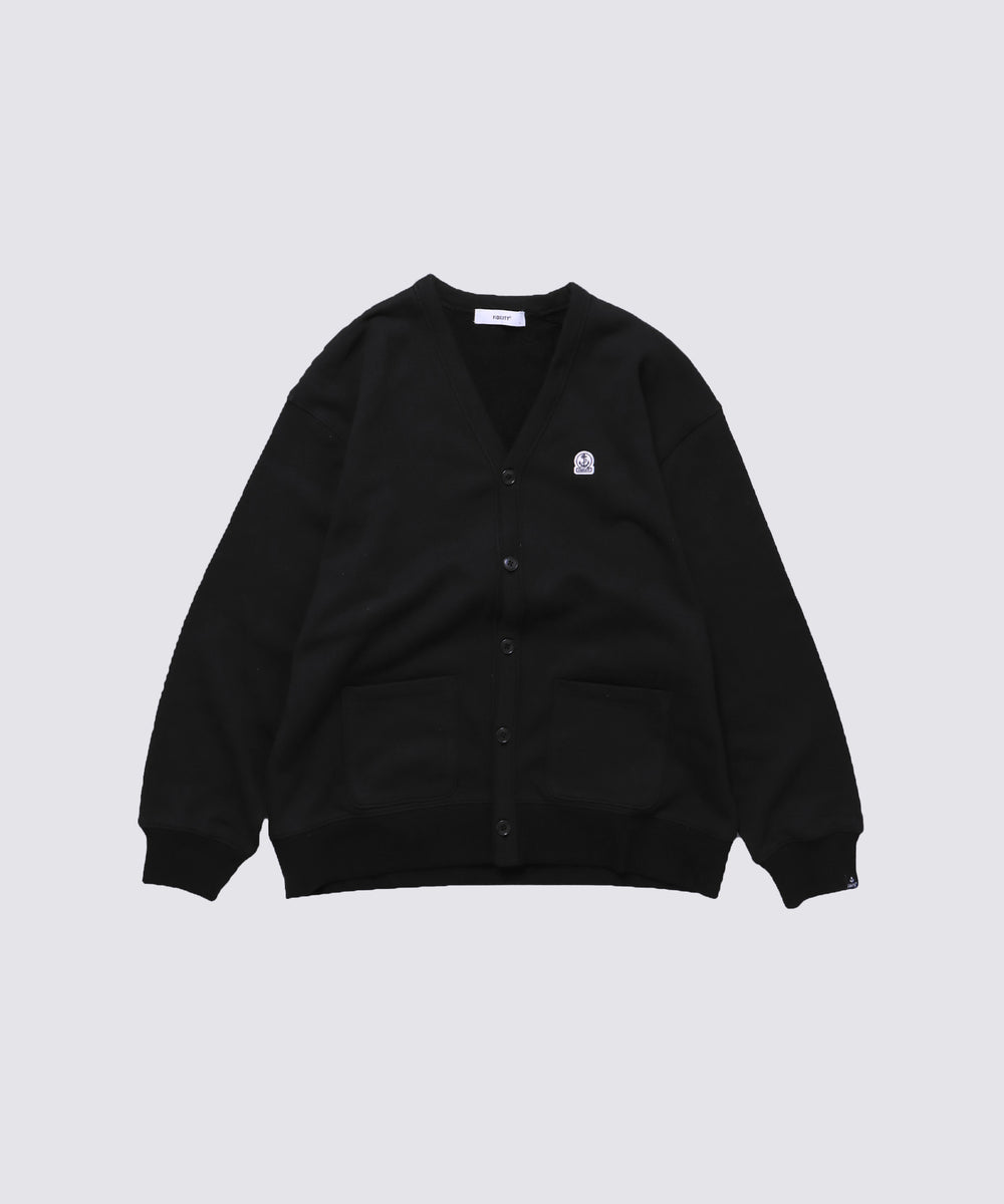 N/C SWEAT V CARDIGAN (Black) ｜スウェットカーディガン – FIDELITY