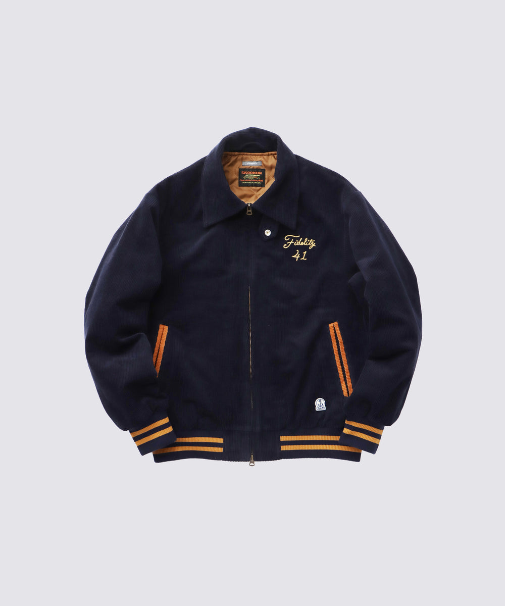 FIDELITY X SKOOKUM CORDUROY BLOUSON (Navy) | コーデュロイジャケット FIDELITY X SKOOKUM CORDUROY BLOUSON (Navy) | コーデュロイジャケット