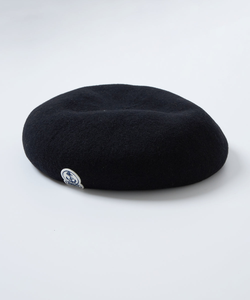 FIDELITY] ANCHOR PATCH BERET (Black)｜ベレー帽