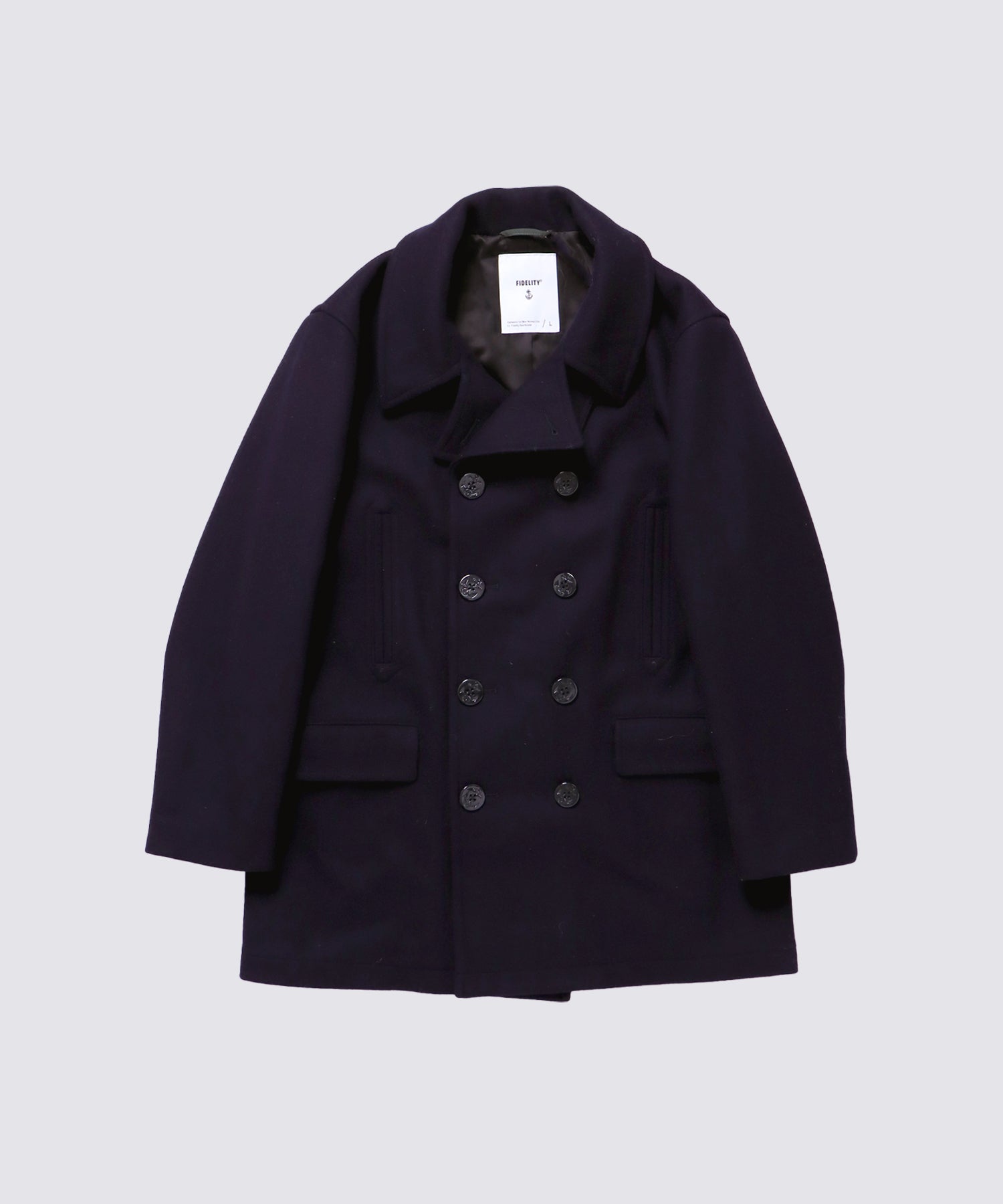 10Bピーコート / P-COAT (Yankee Navy) – FIDELITY