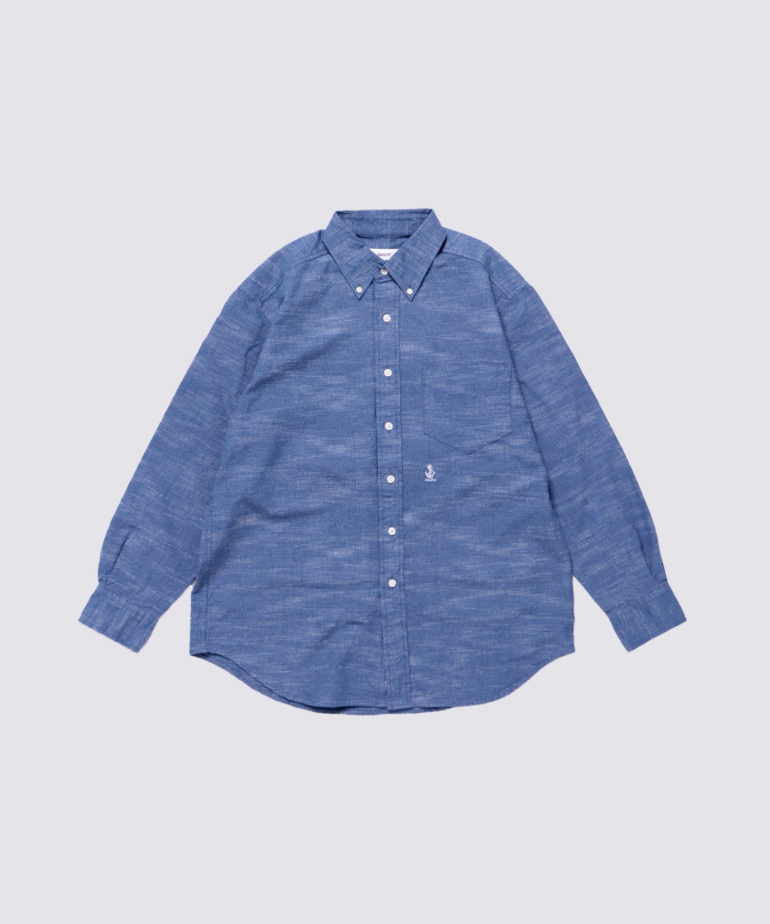 CHAMBRAY SHIRT (Blue(Nep))｜シャンブレーシャツ – FIDELITY