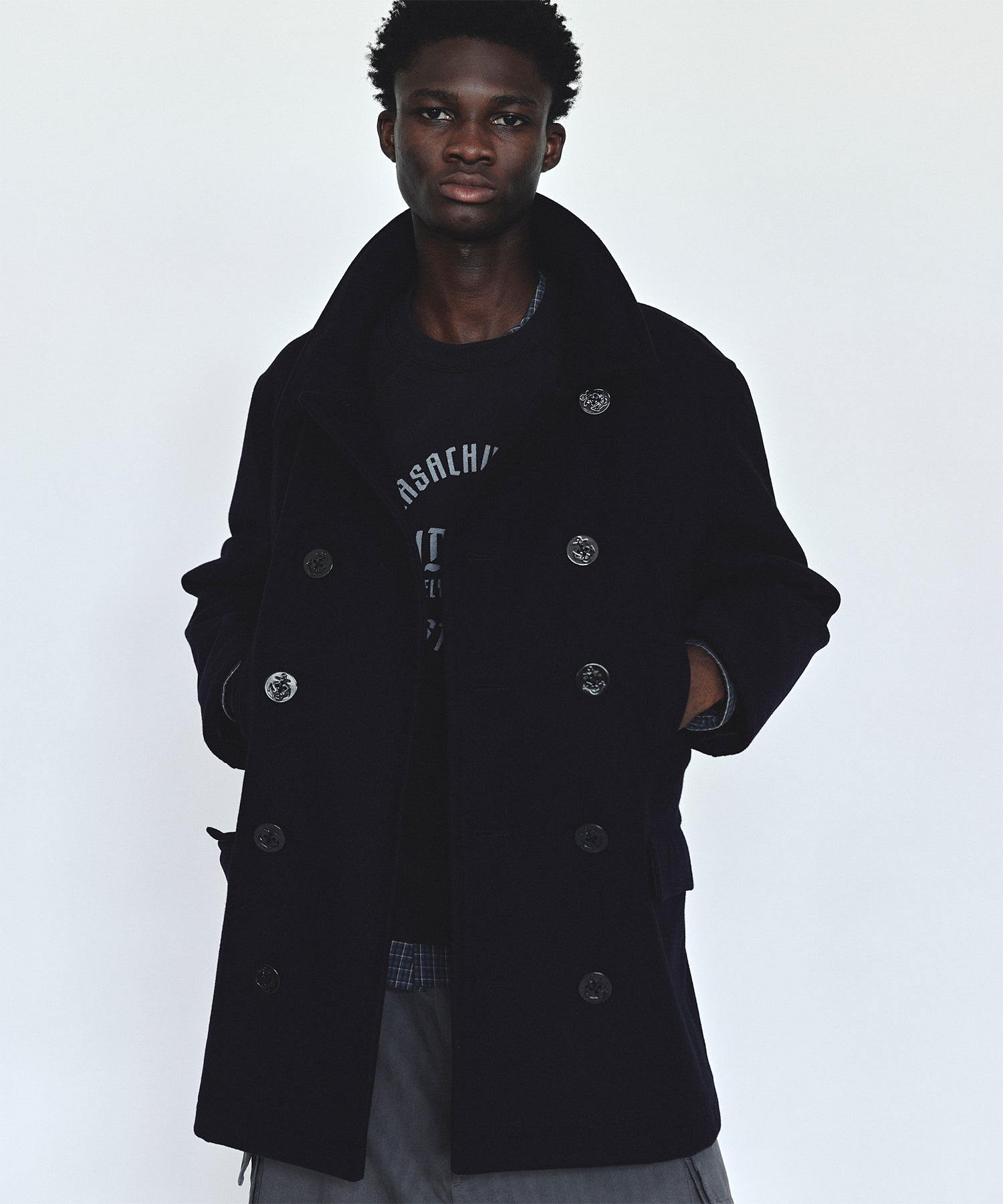10B PEA COAT (Yankee Navy)｜Pコート – FIDELITY