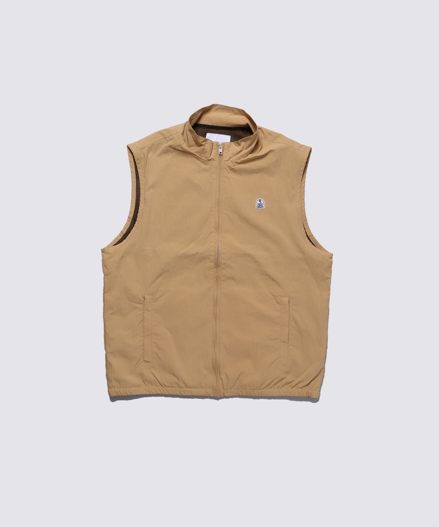 C/N ZIP STAND VEST (Beige)