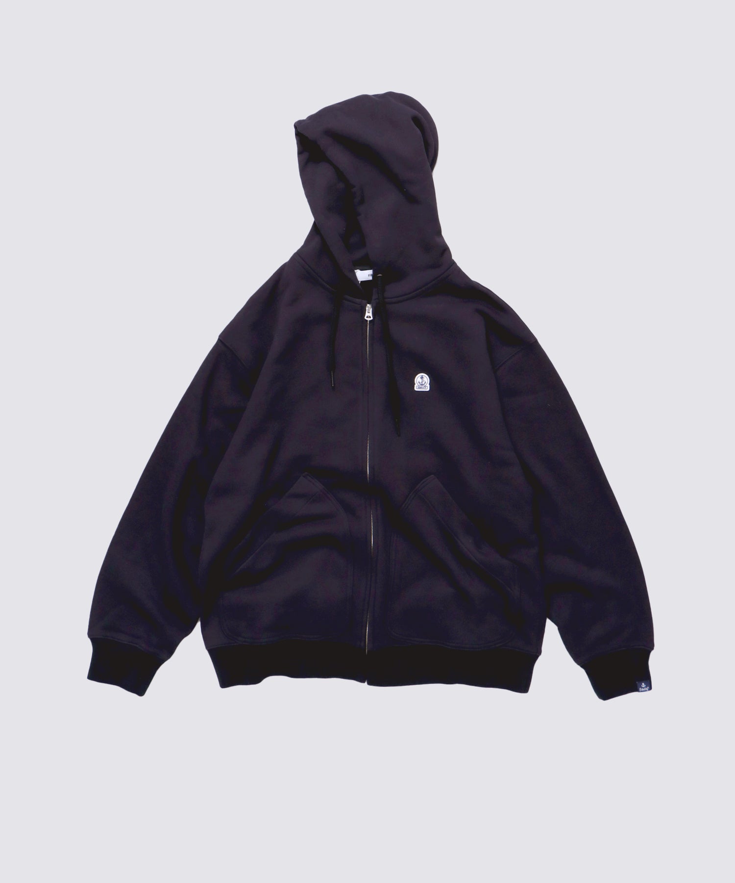 N/C SWEAT HUNTER ZIP HOODIE (Black)｜ジップパーカー – FIDELITY