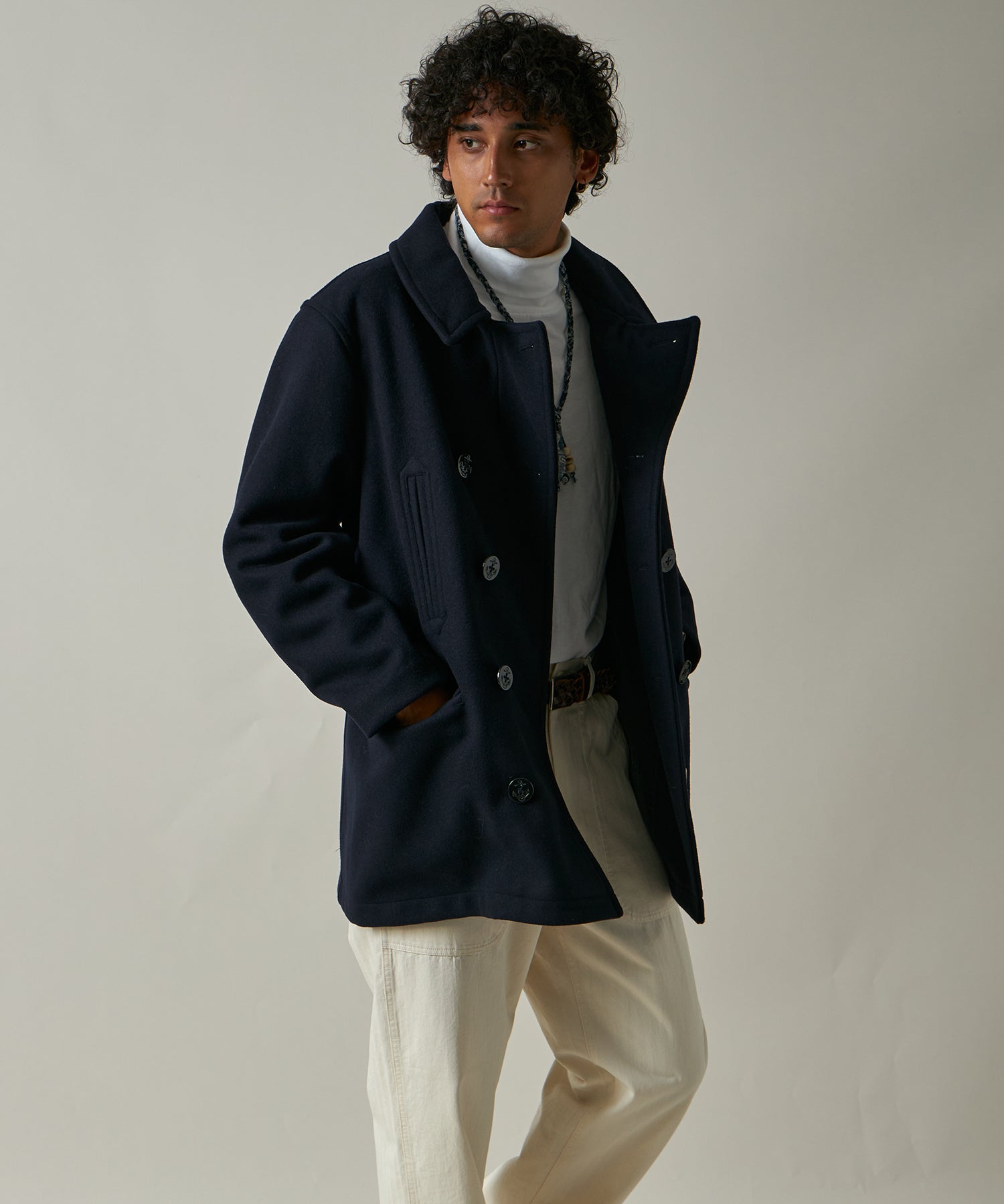10B PEA COAT (Yankee Navy)｜Pコート – FIDELITY
