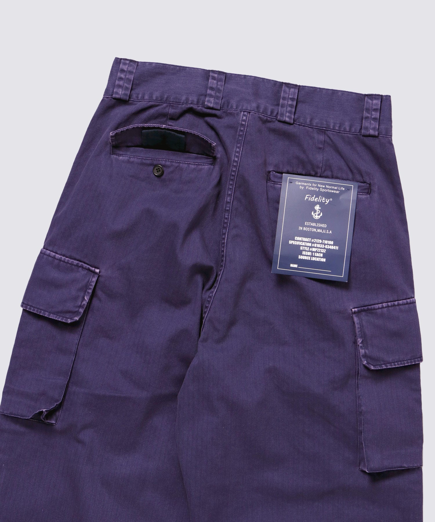 MILITARY TWILL CARGO PANTS (Navy)｜ツイルカーゴパンツ – FIDELITY