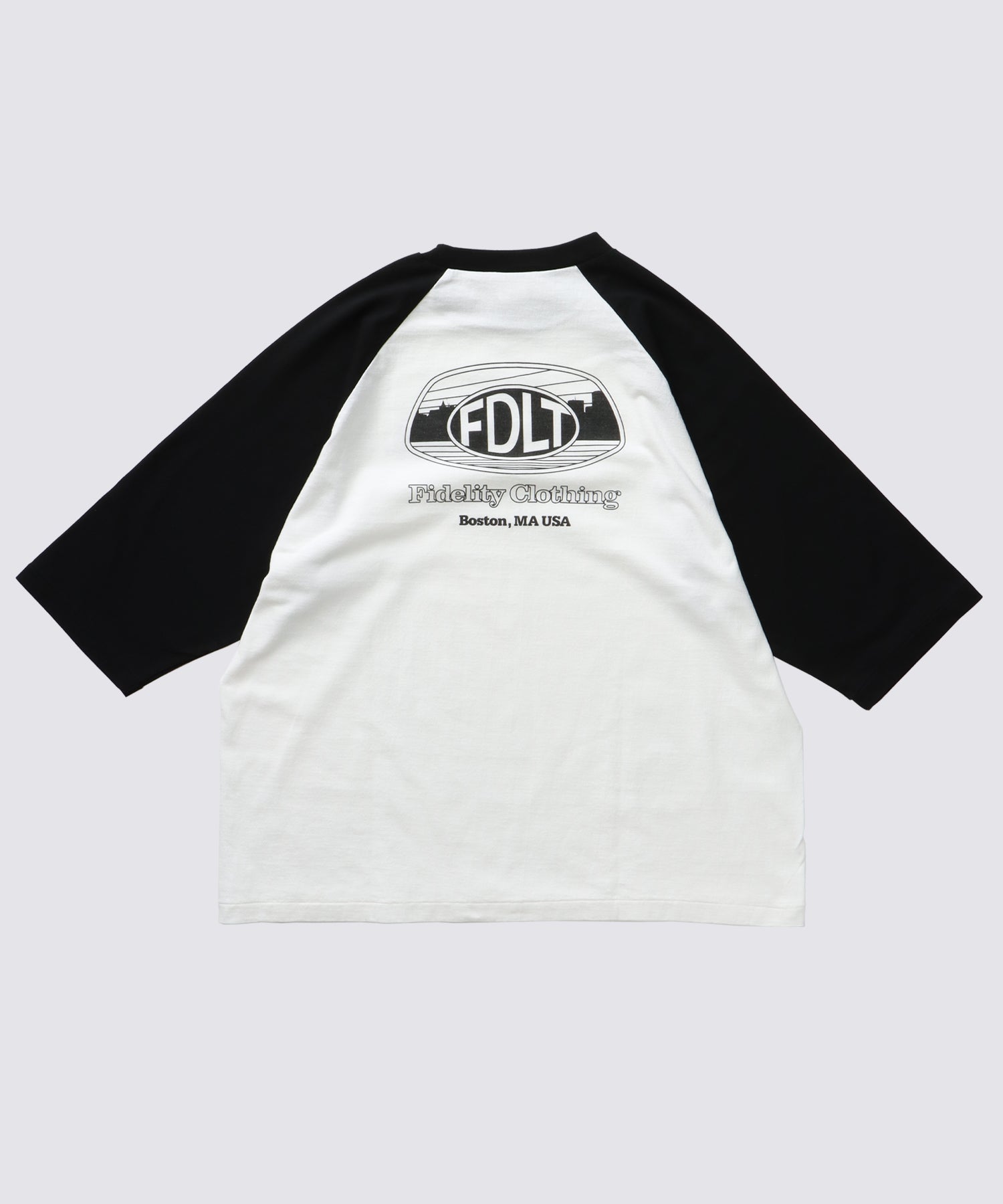 ORVAL LOGO RAGURAN TUBE TEE (Black)|七分袖ラグランTシャツ
