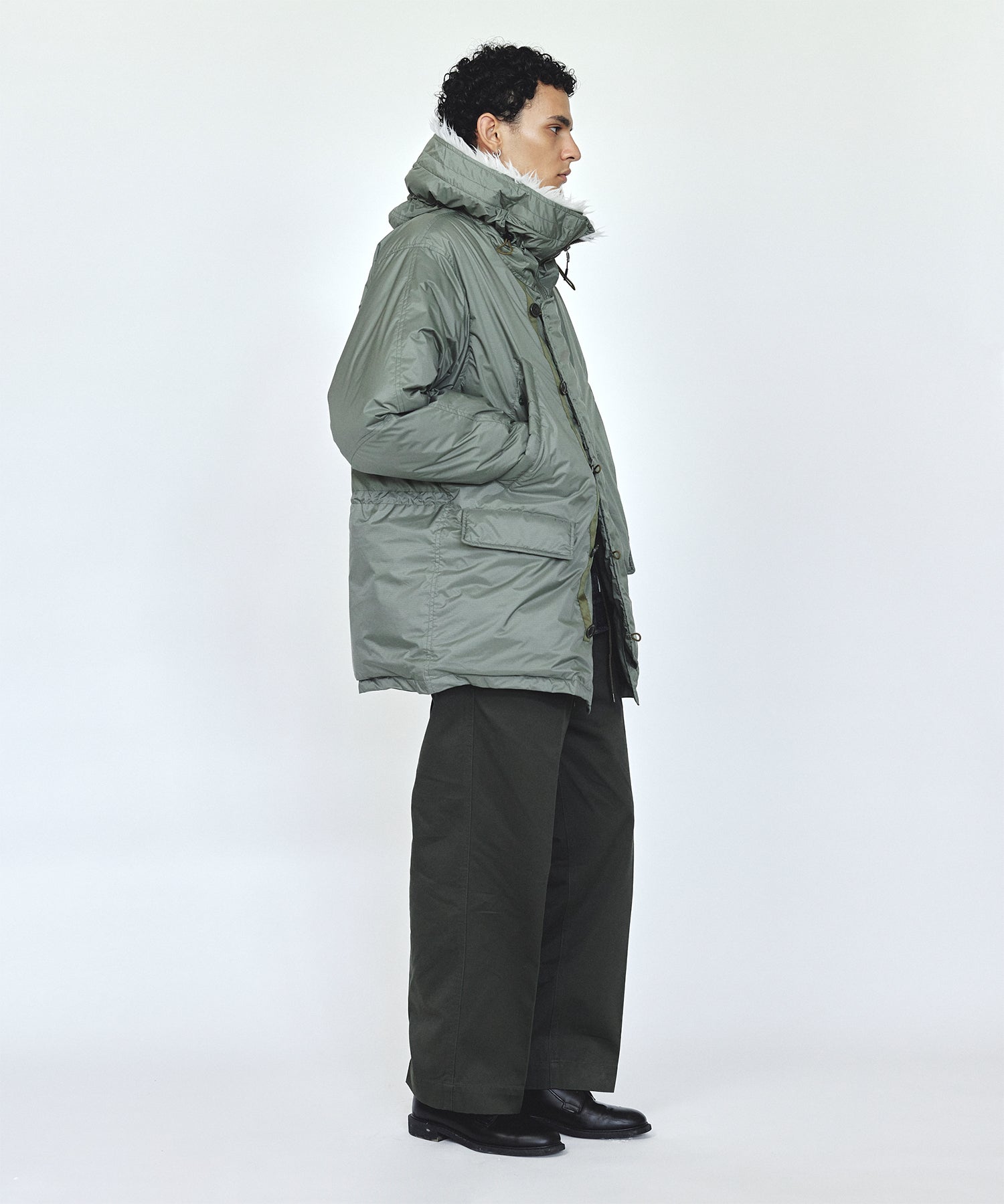 NANGA x FIDELITY] 3LAYER DOWN N-3B (Black) | N-3Bフライトジャケット