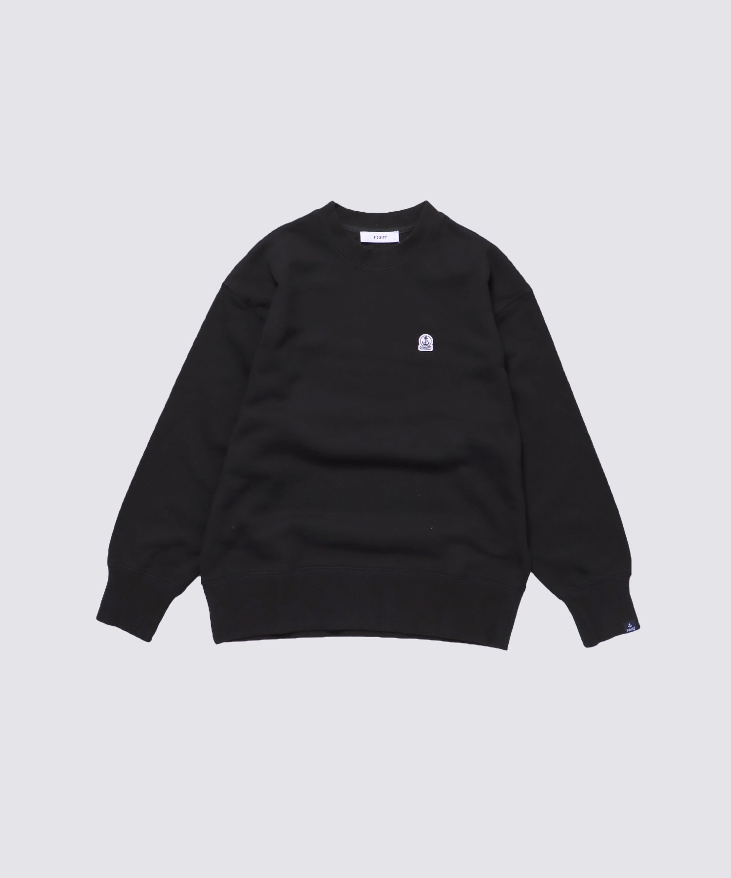 ANCHOR PATCH N/C SWEAT CREW (Black)｜クルーネックスウェット – FIDELITY