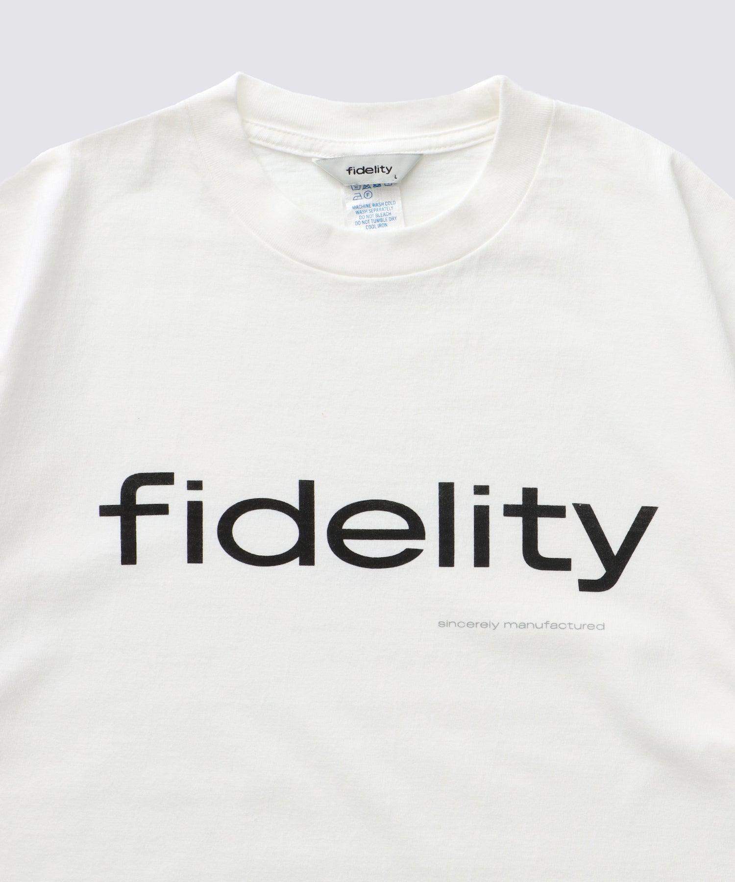 NEW AUTHENTIC LOGO TUBE TEE (White)|半袖ロゴプリントTシャツ – FIDELITY