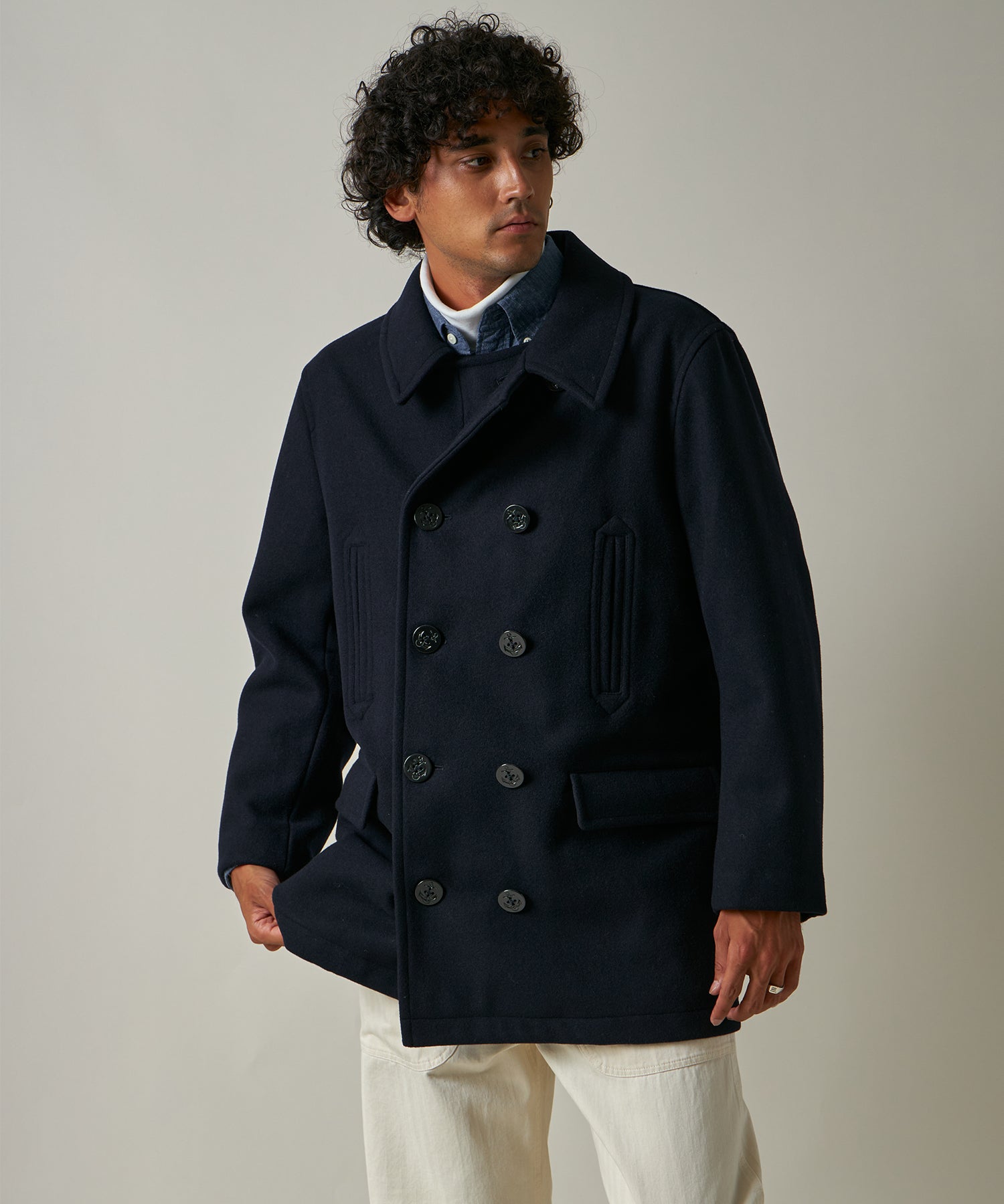 10B PEA COAT (Yankee Navy)｜Pコート – FIDELITY