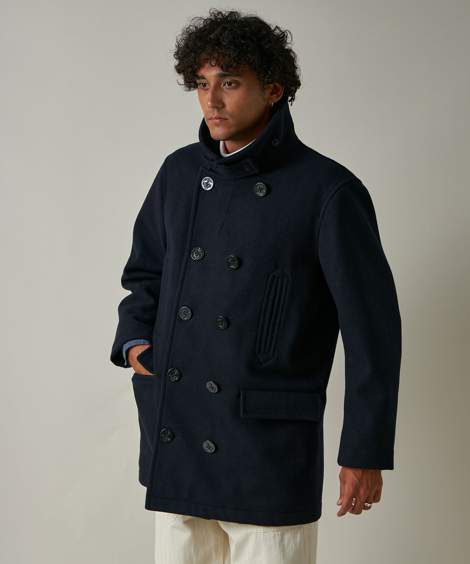 10B PEA COAT (Yankee Navy)｜Pコート – FIDELITY