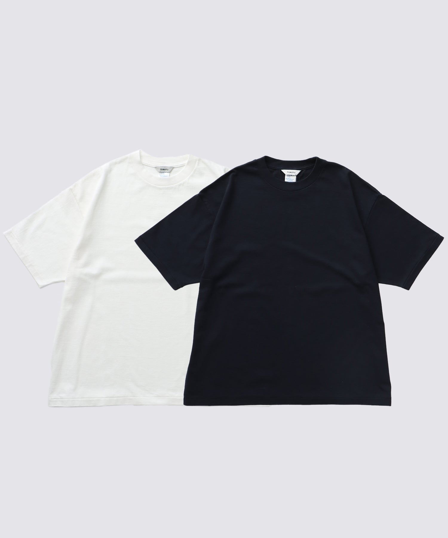FIDELITY 2PACK TUBE TEE (Black×White) | 半袖2パックTシャツ
