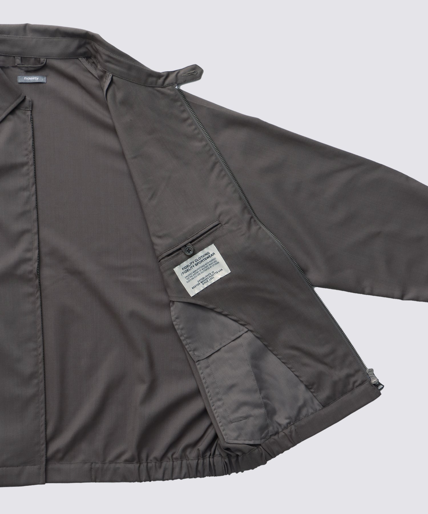 FINEMERINO TRO SWINGTOP(Gray) | ウール スウィングトップ
