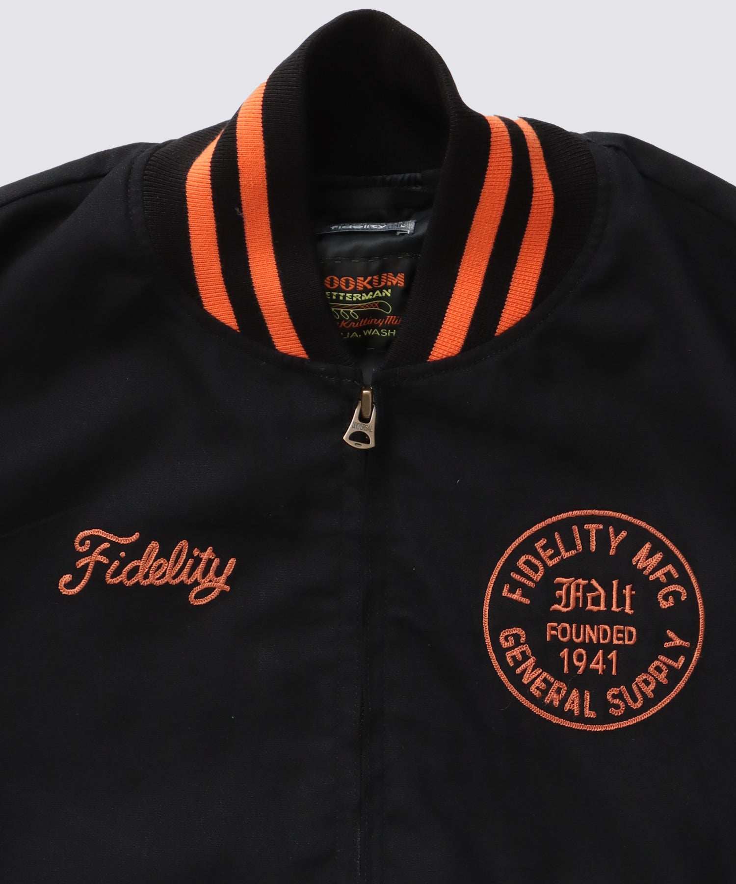SKOOKUM x FIDELITY] SPORTS JACKET (Black) | スタジアムジャケット