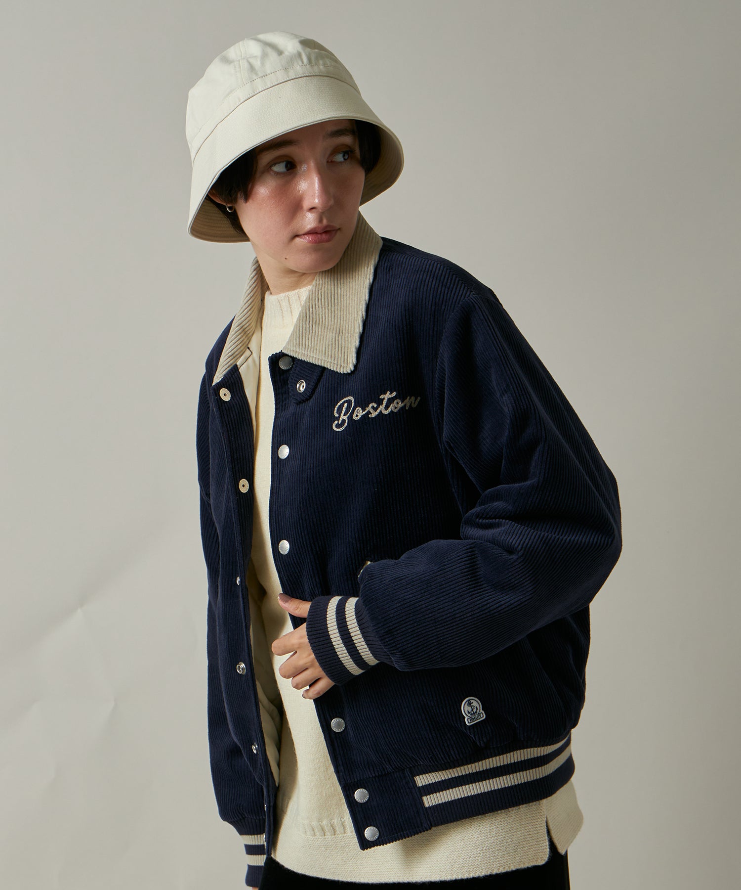 FIDELITY X SKOOKUM] AWARD JACKET (Navy)｜コーデュロイジャケット