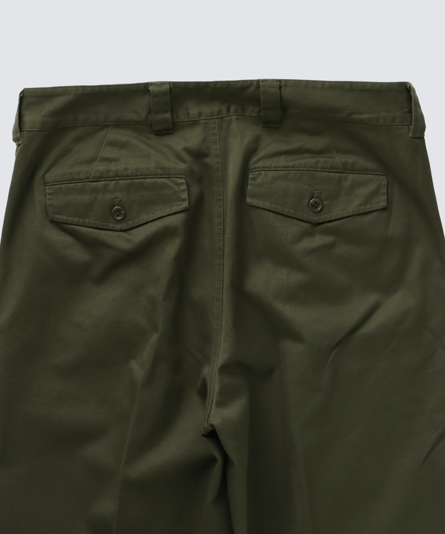 2TUCK TWILL TROUSERS PANT (Khaki) | トラウザーパンツ – FIDELITY