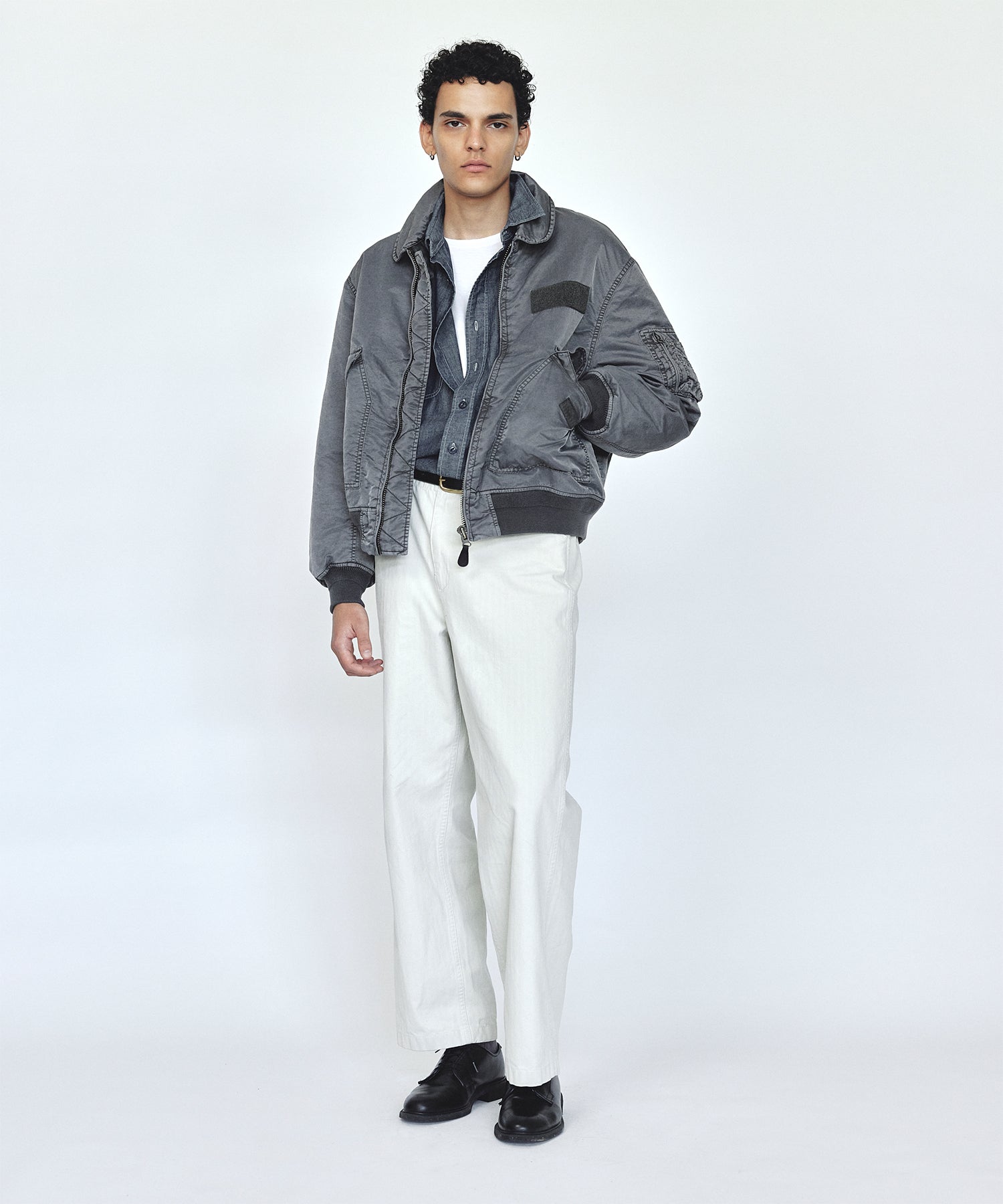 VINTAGE WASH FLIGHT JKT (Black) | CWU-45P | フライトジャケット