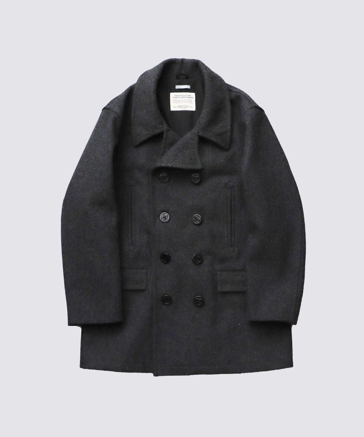 10B PEA COAT (Yankee Navy)｜Pコート – FIDELITY