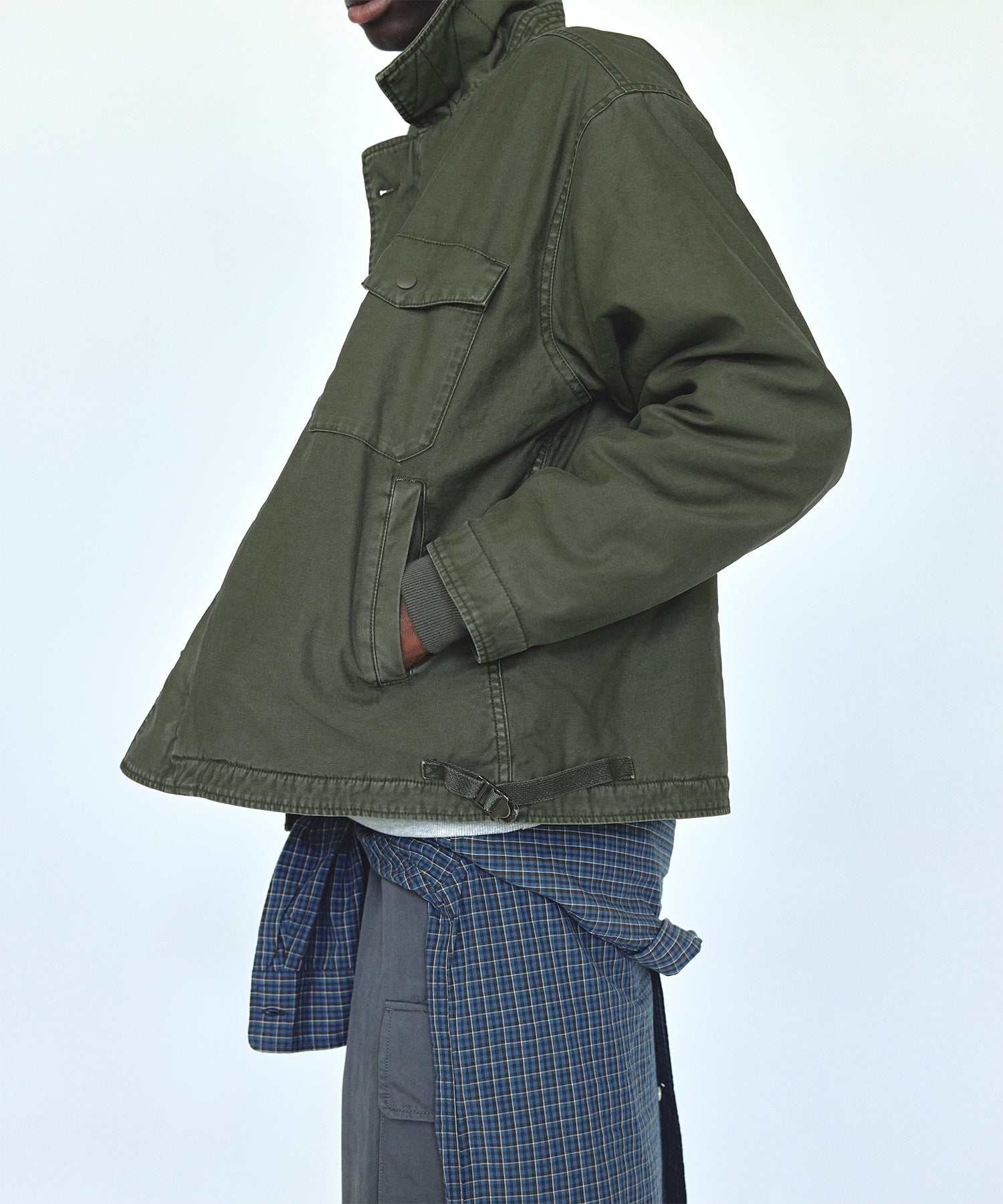 OVER DYE A2 DECK JACKET (Khaki) | A-2デッキジャケット – FIDELITY