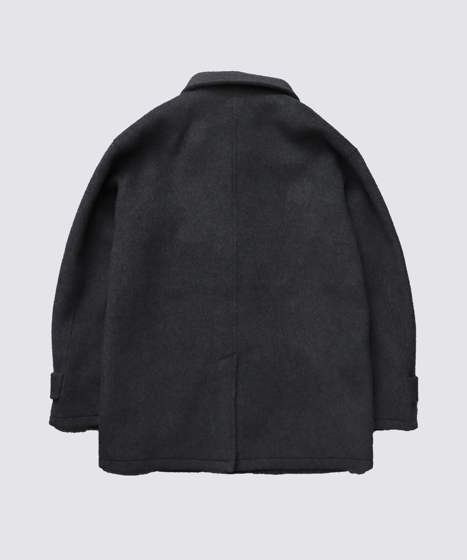 S110 DOUBLE BEAVER SINGLE PEA COAT (Charcoal) | Pコート – FIDELITY