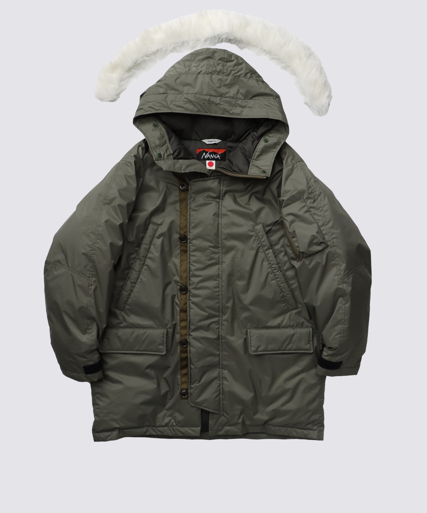¥88000 FIDELITY X NANGA 3LAYER DOWN N-3B NANGA x FIDELITY] 3LAYER DOWN N-3B (Olive) | N-3Bフライトジャケット