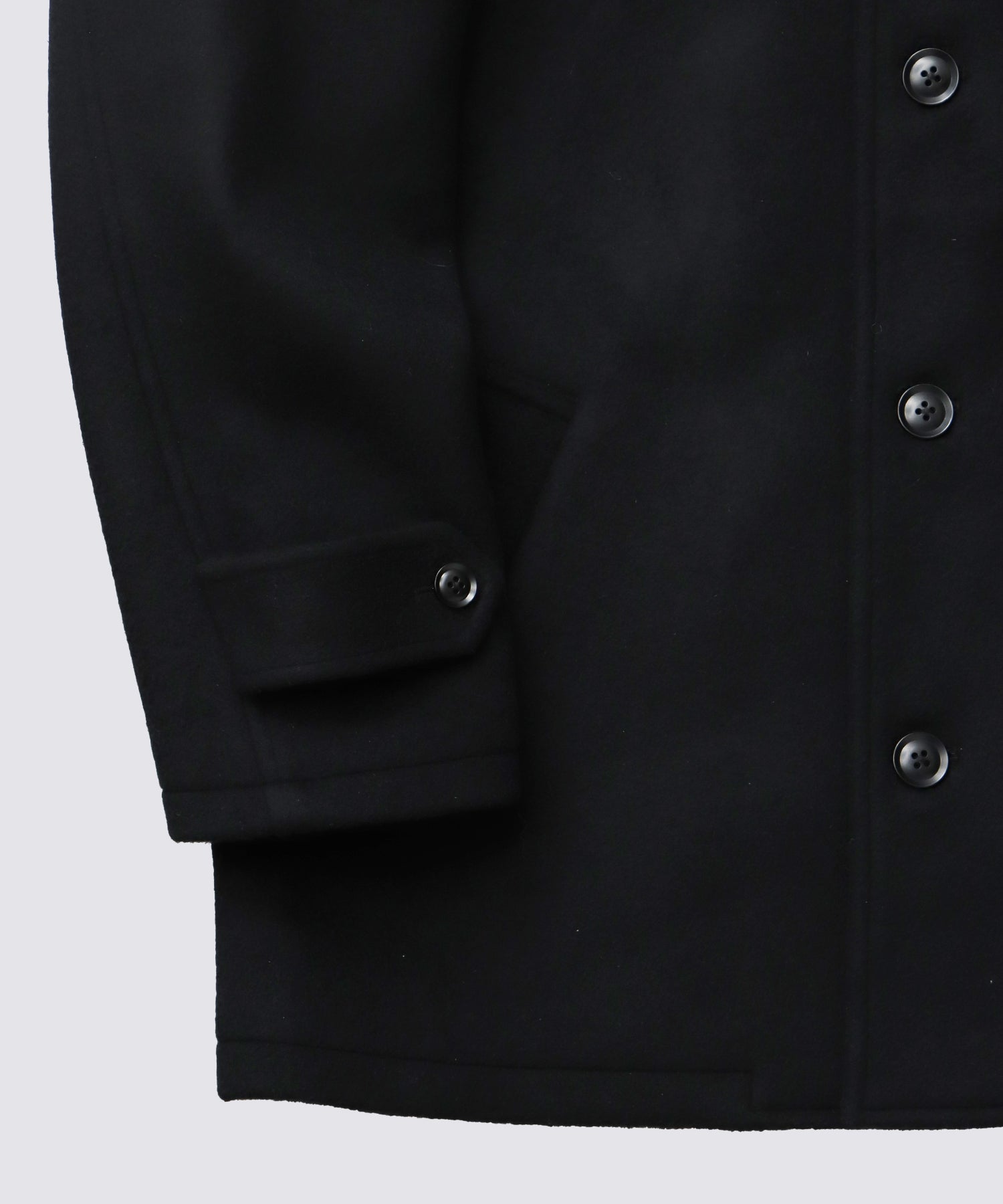 S110 DOUBLE BEAVER SINGLE PEA COAT (Black) | Pコート – FIDELITY