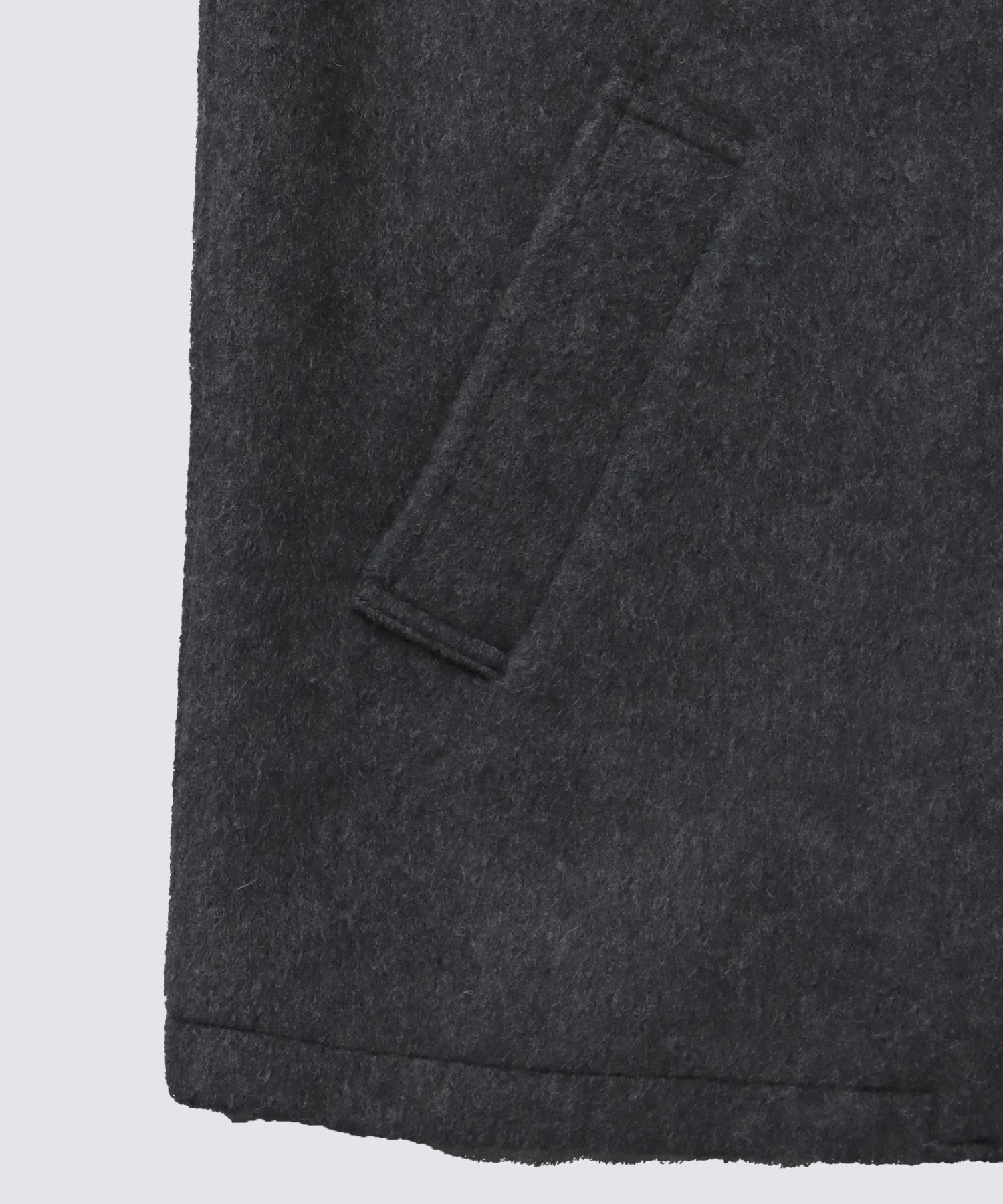 S110 DOUBLE BEAVER SINGLE PEA COAT (Charcoal) | Pコート – FIDELITY