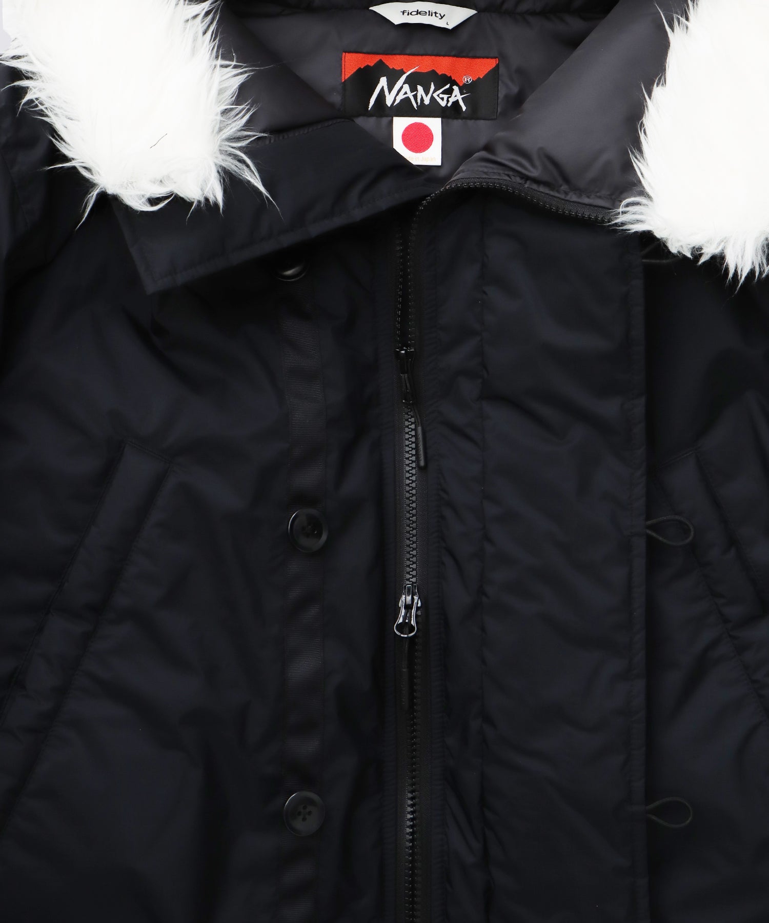 NANGA x FIDELITY] 3LAYER DOWN N-3B (Black) | N-3Bフライトジャケット