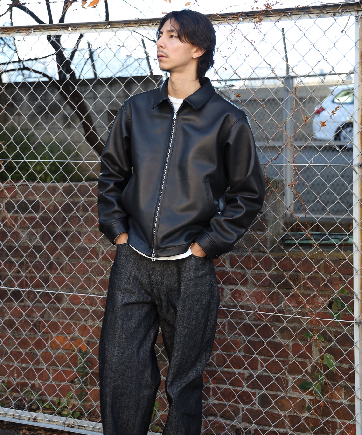 LAMB LEATHER ZIP BLOUSON | ラムレザージャケット – FIDELITY