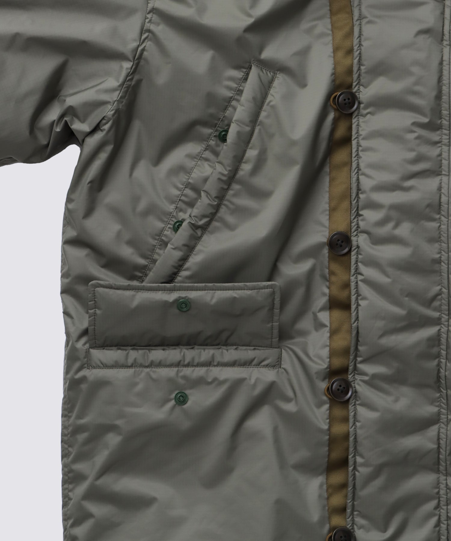 NANGA x FIDELITY] 3LAYER DOWN N-3B (Olive) | N-3Bフライトジャケット