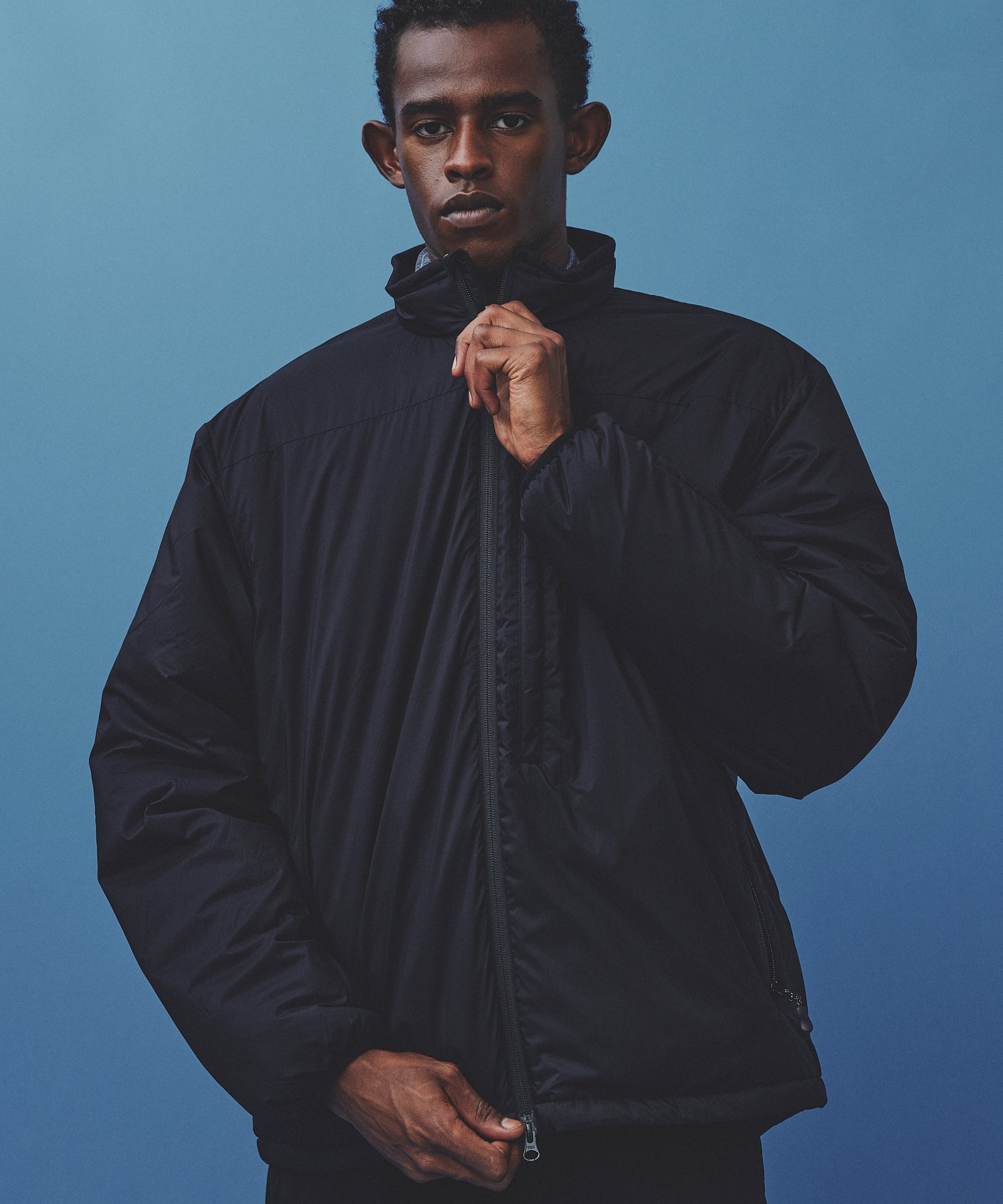 PRIMALOFT INSULATED JACKET (Black) | プリマロフト中綿ナイロンジャケット – FIDELITY