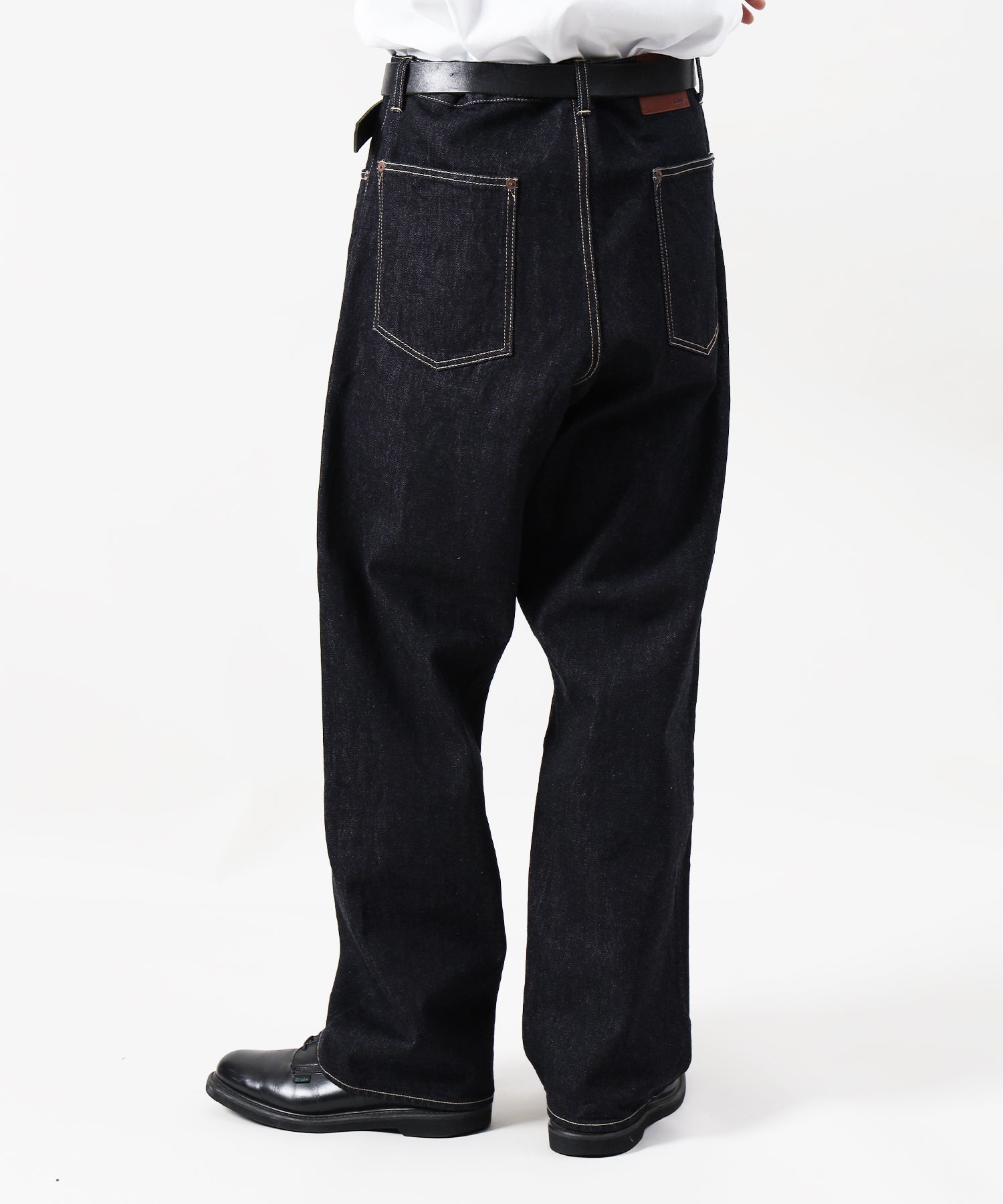 DENIM WIDE PANTS 13.5oz | ワイドデニムパンツ – FIDELITY
