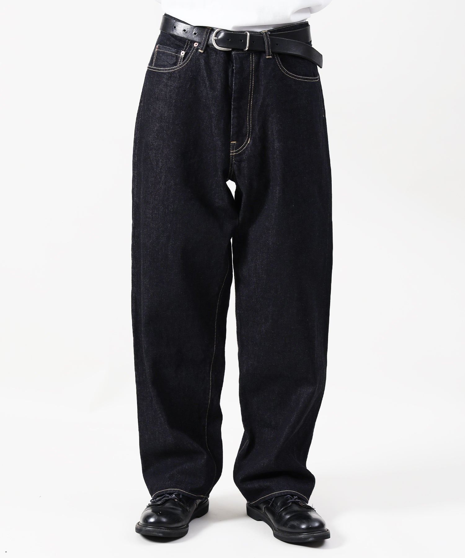DENIM WIDE PANTS 13.5oz | ワイドデニムパンツ – FIDELITY
