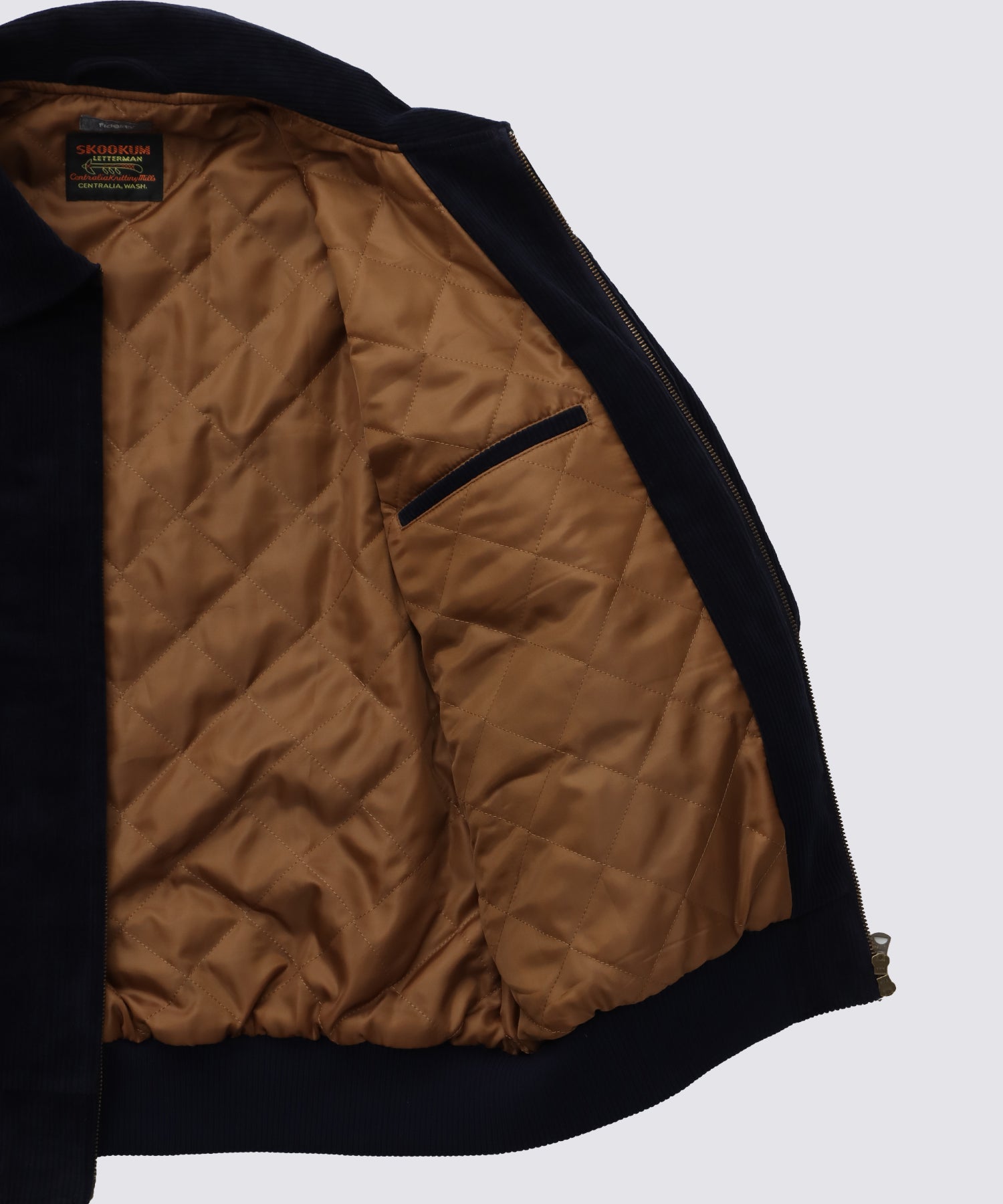FIDELITY X SKOOKUM CORDUROY BLOUSON (Navy) | コーデュロイジャケット