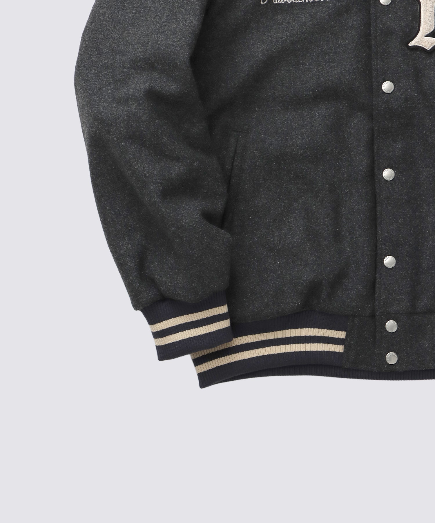 FIDELITY X SKOOKUM WOOL STUDIAM JACK (Charcoal) | ウールスタジャン