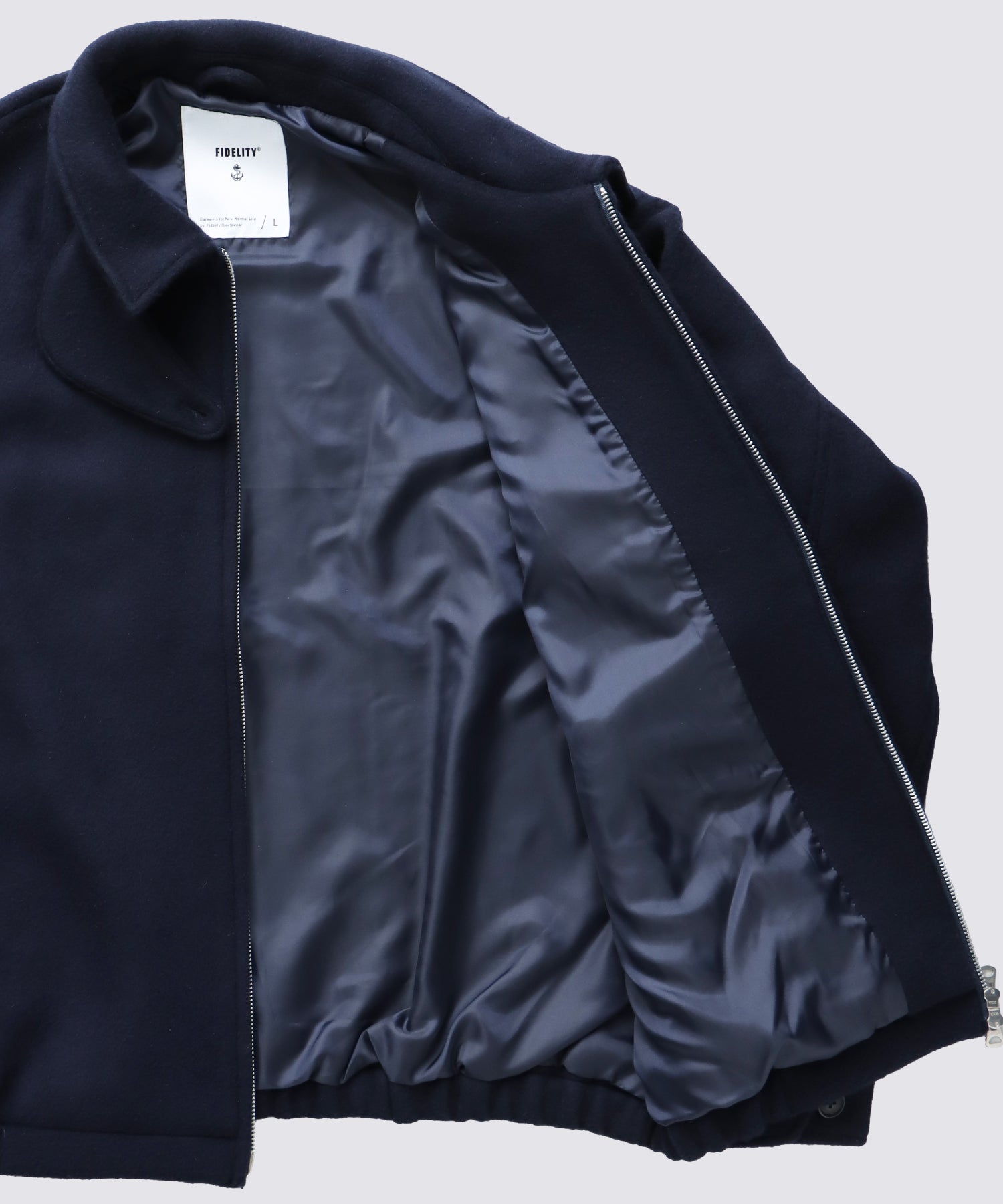 その他ブランド / COURSE/フーデスポーツジャケット/ダブルジップ/ジャケット/裏地キルティング/50/ウール/ DOUBLE BEAVER SPORTS JACKET (Yankee Navy) | ダブルビーバースポーツ