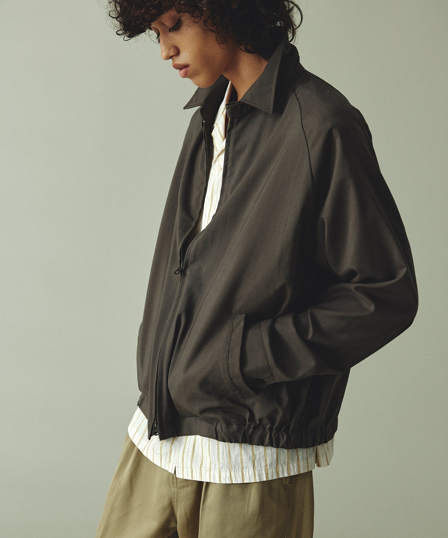 【大特価!!】 FINEMERINO TRO スウィングトップ ウール | SWINGTOP(Gray) ジャケット・アウター