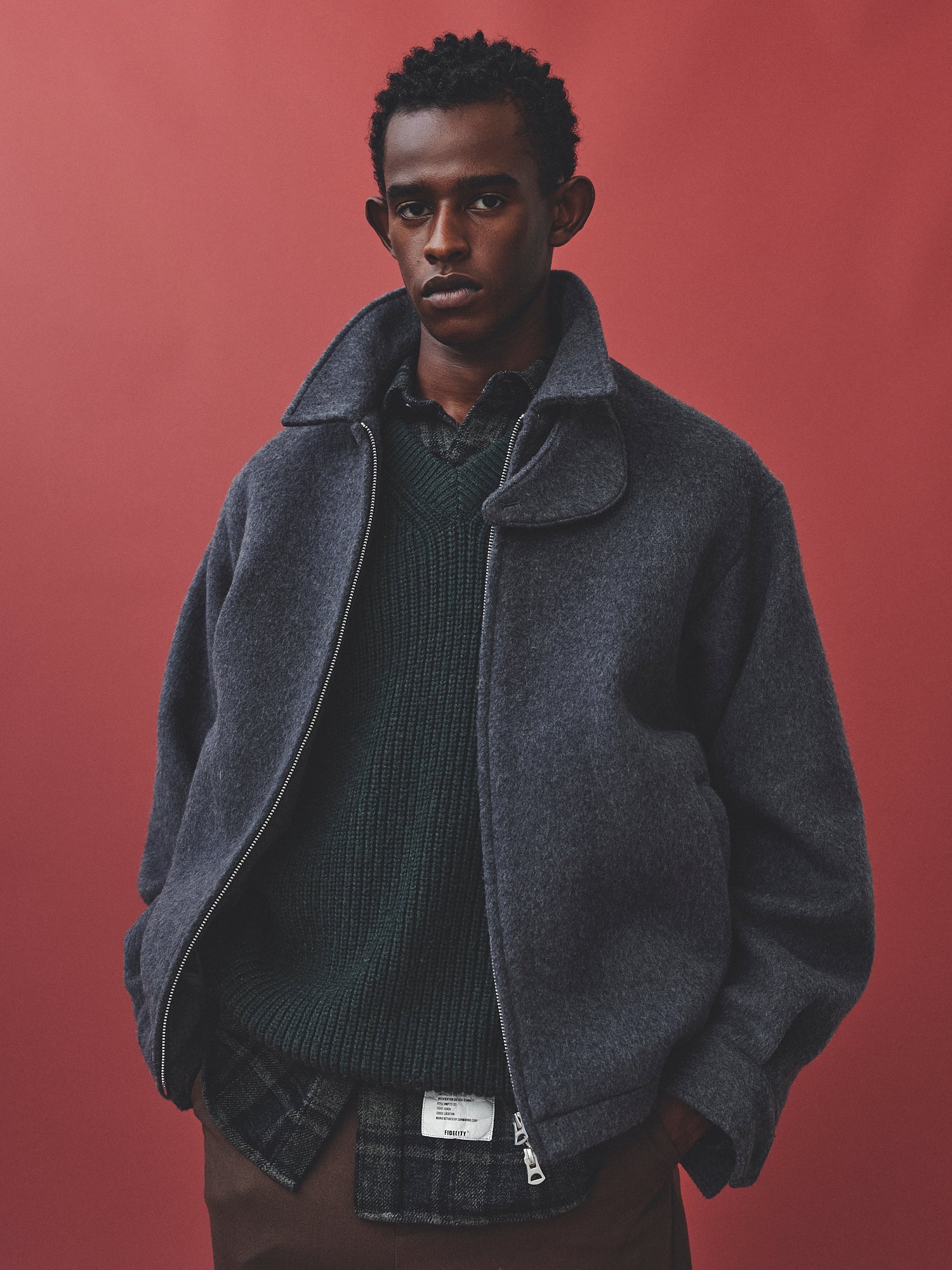 DOUBLE BEAVER SPORTS JACKET (Yankee Navy) | ダブルビーバースポーツ