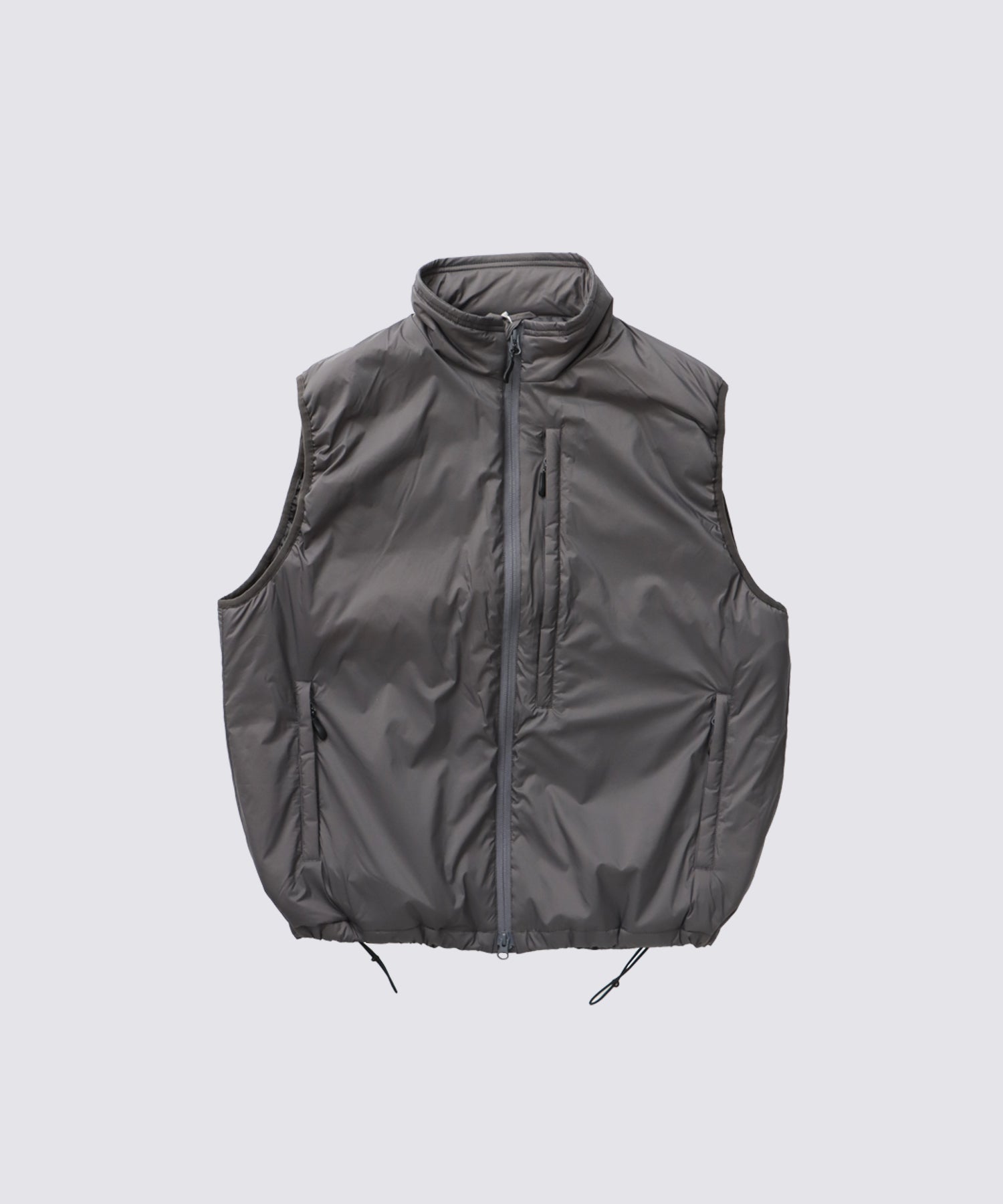 PRIMALOFT INSULATED VEST (Gray) | プリマロフト中綿ナイロンベスト – FIDELITY