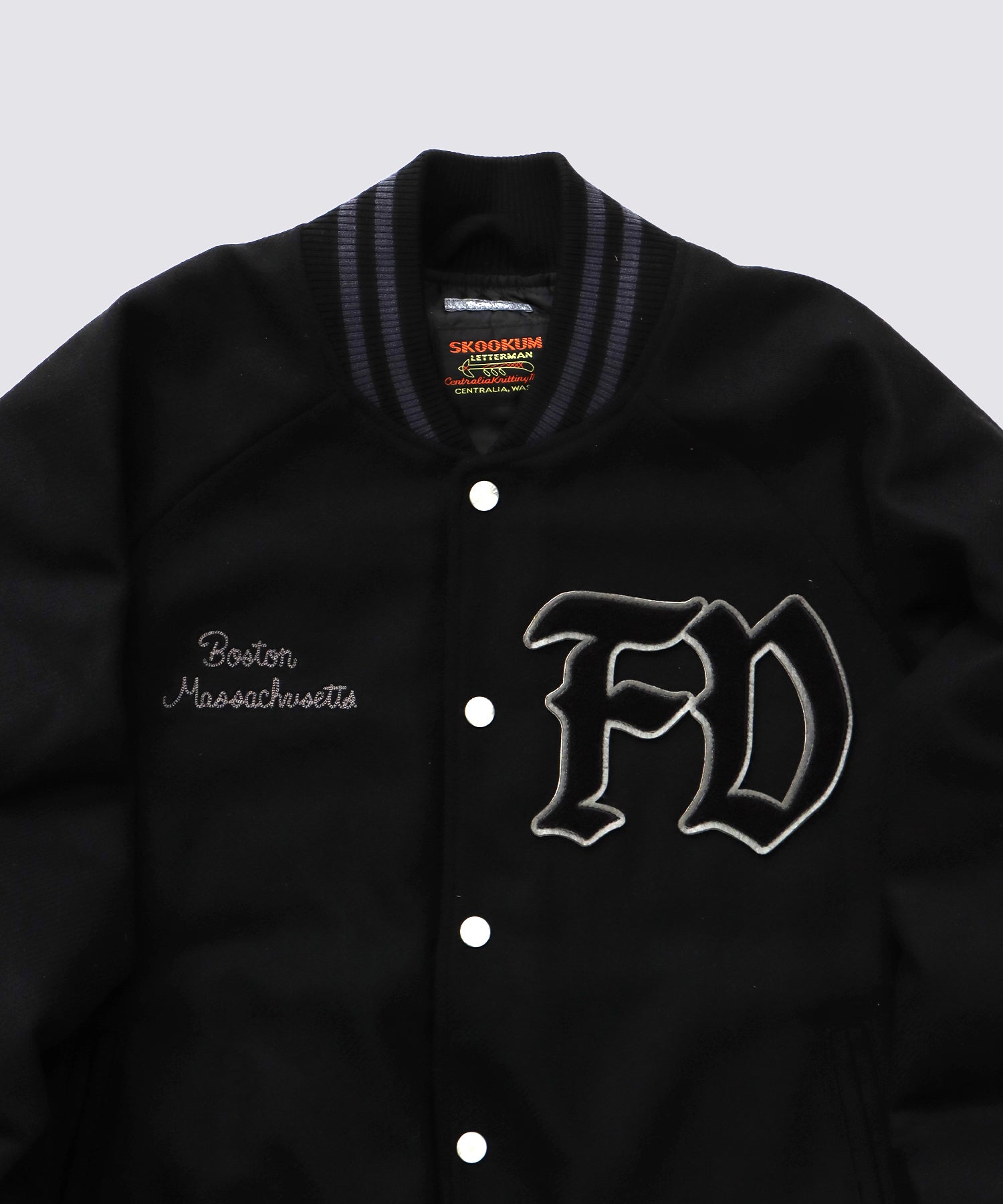 FIDELITY X SKOOKUM WOOL STUDIAM JACK (Black) | ウールスタジャン