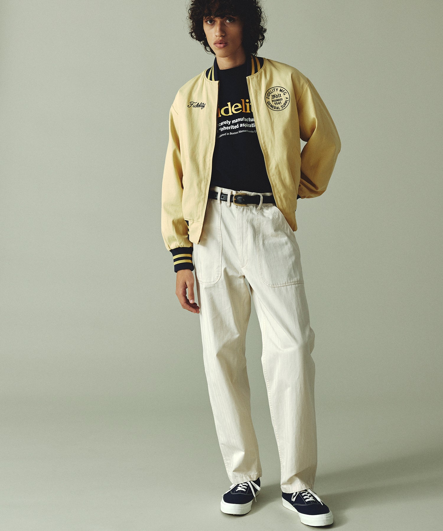 SKOOKUM x FIDELITY] SPORTS JACKET (Black) | スタジアムジャケット