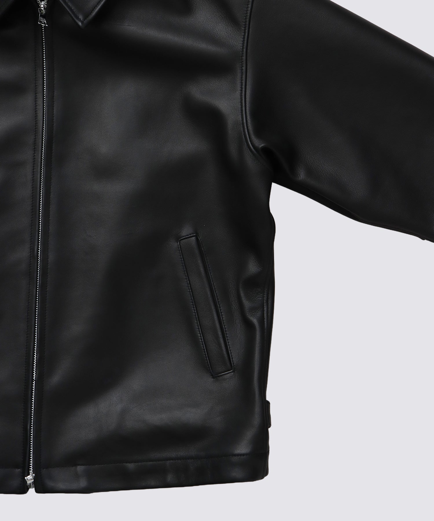 LAMB LEATHER ZIP BLOUSON | ラムレザージャケット – FIDELITY