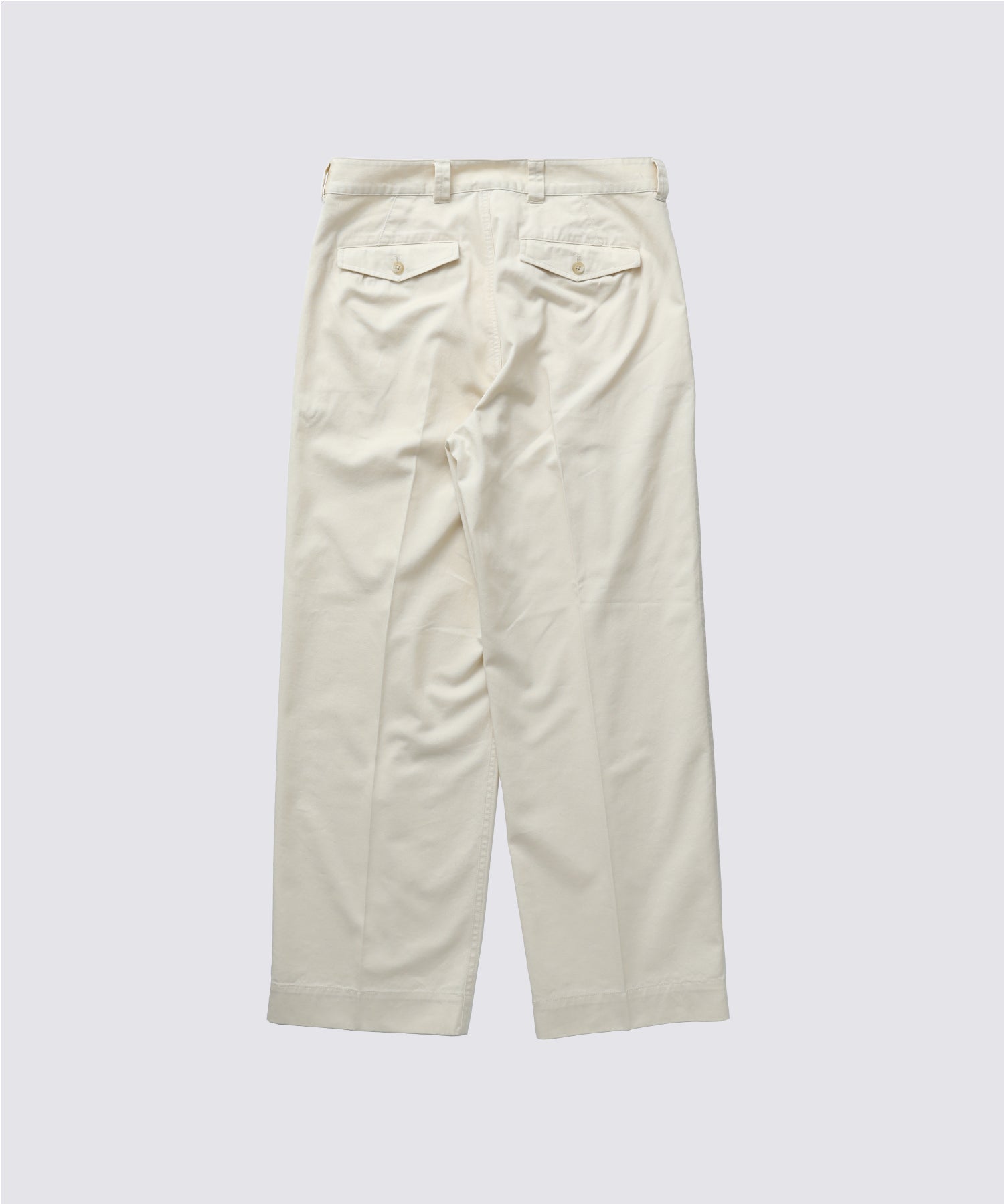 2TUCK TWILL TROUSERS PANTS (Beige) | トラウザーパンツ – FIDELITY