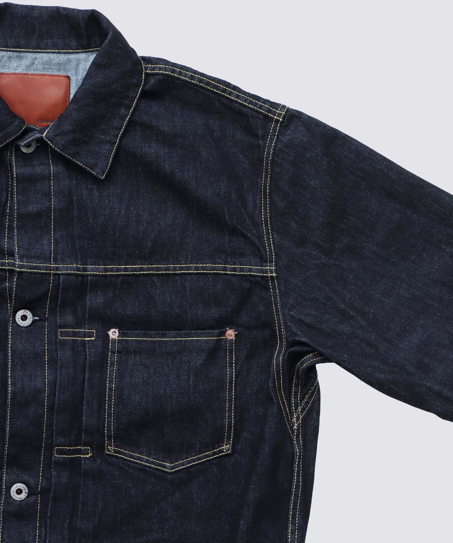 DENIM TRUCKER JACKET 13.5oz | デニムトラッカージャケット – FIDELITY