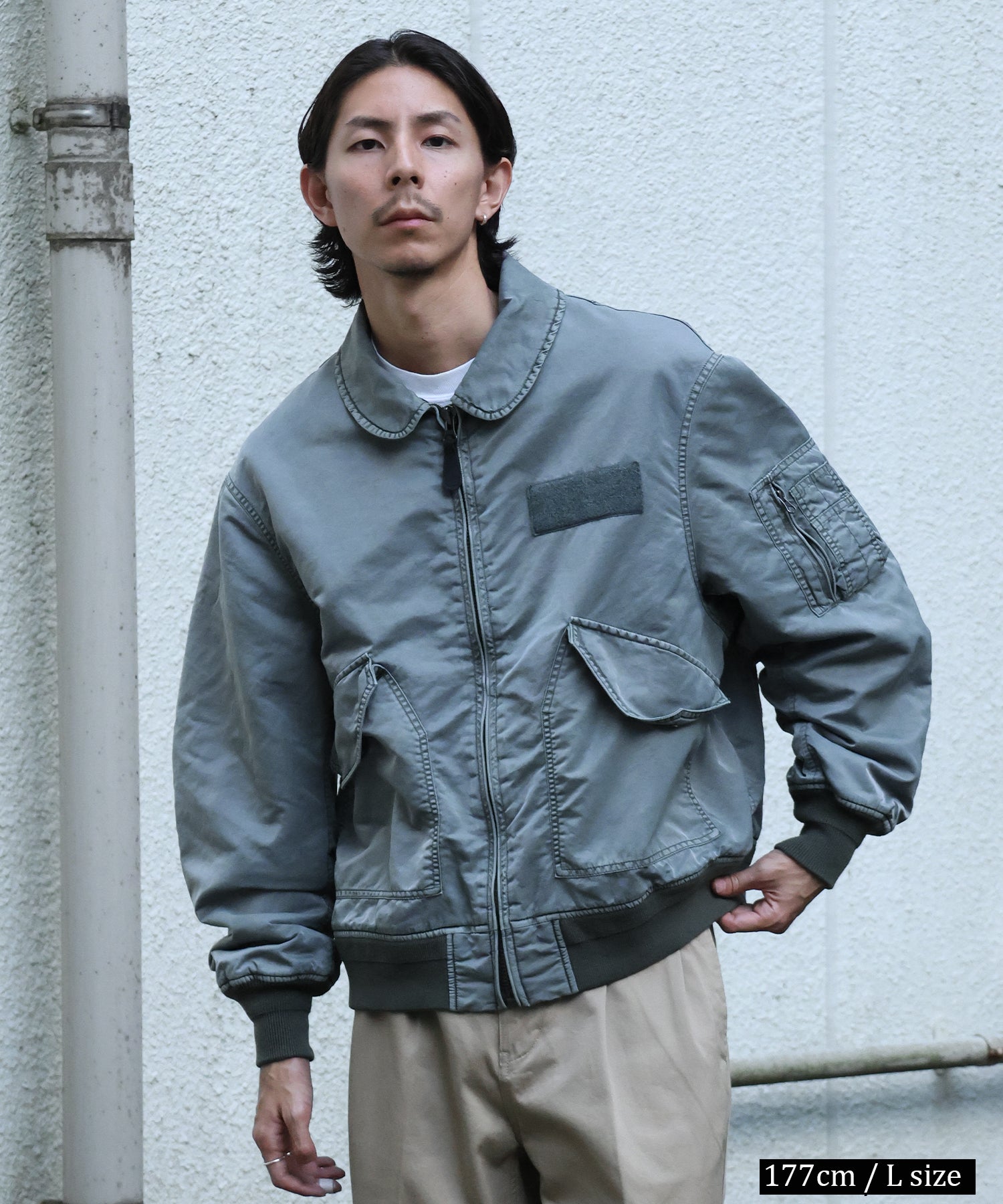 VINTAGE WASH FLIGHT JKT (Black) | CWU-45P | フライトジャケット